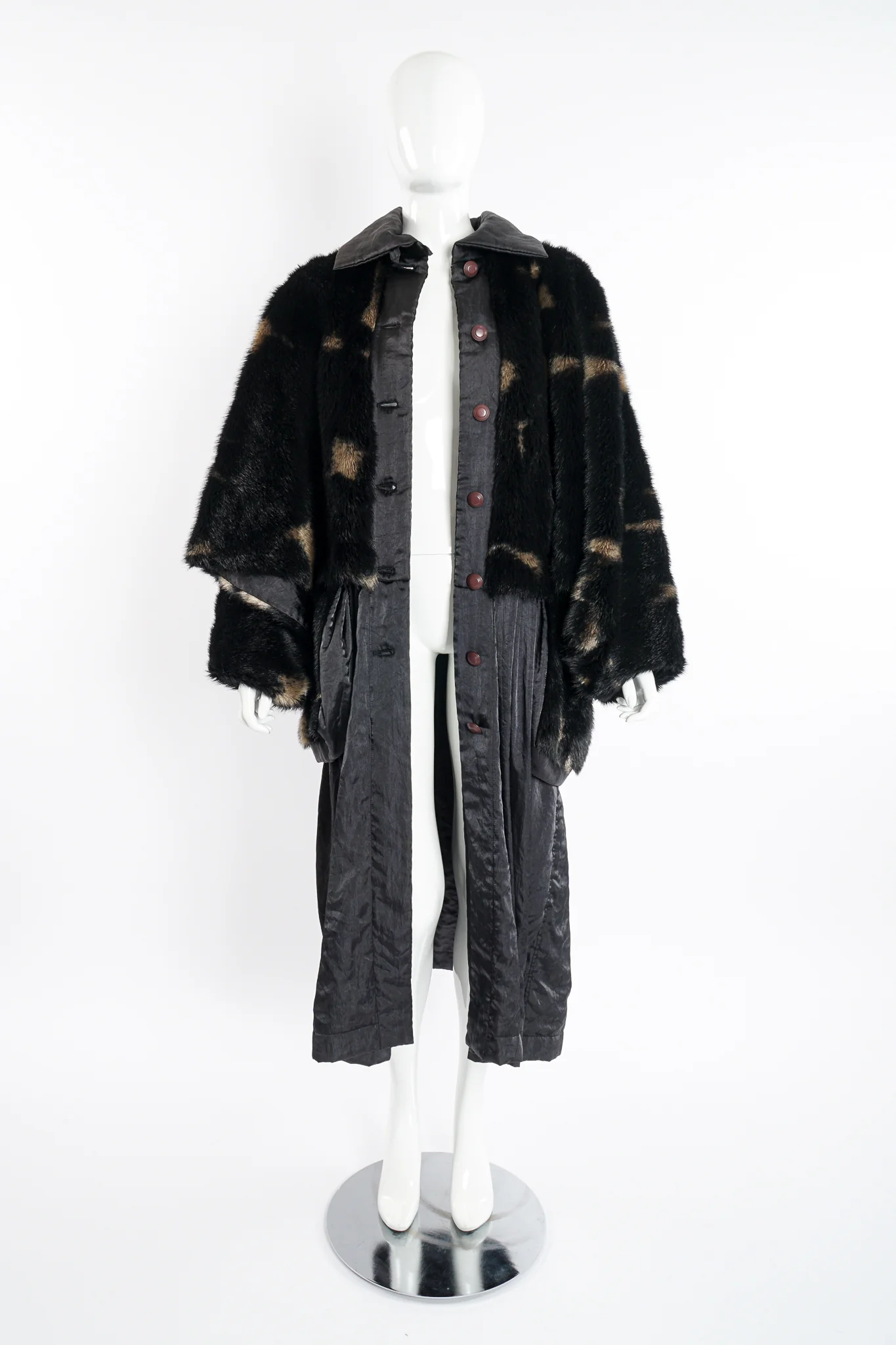 Faux Fur Overcoat - Image 14