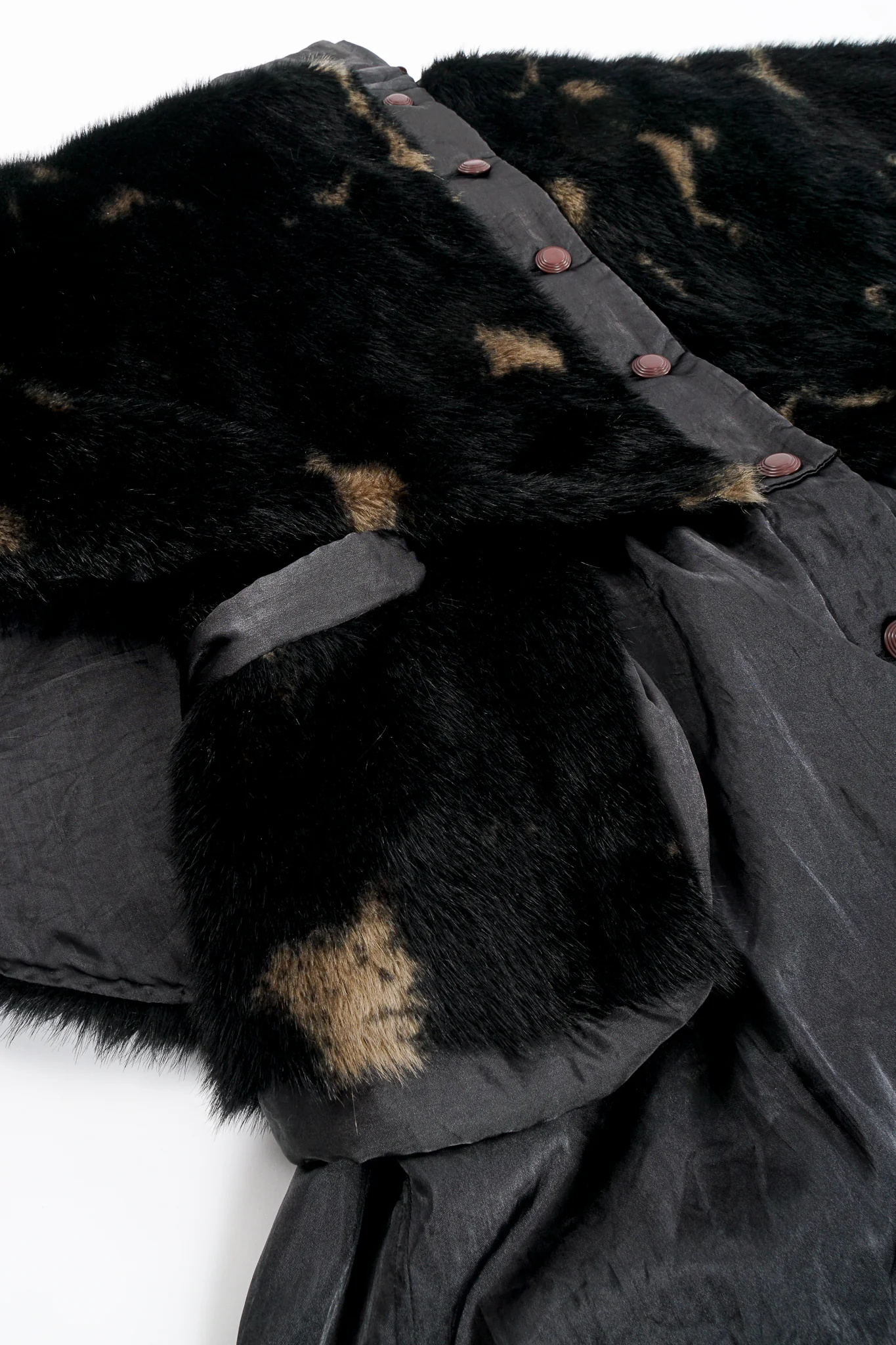 Faux Fur Overcoat - Image 15