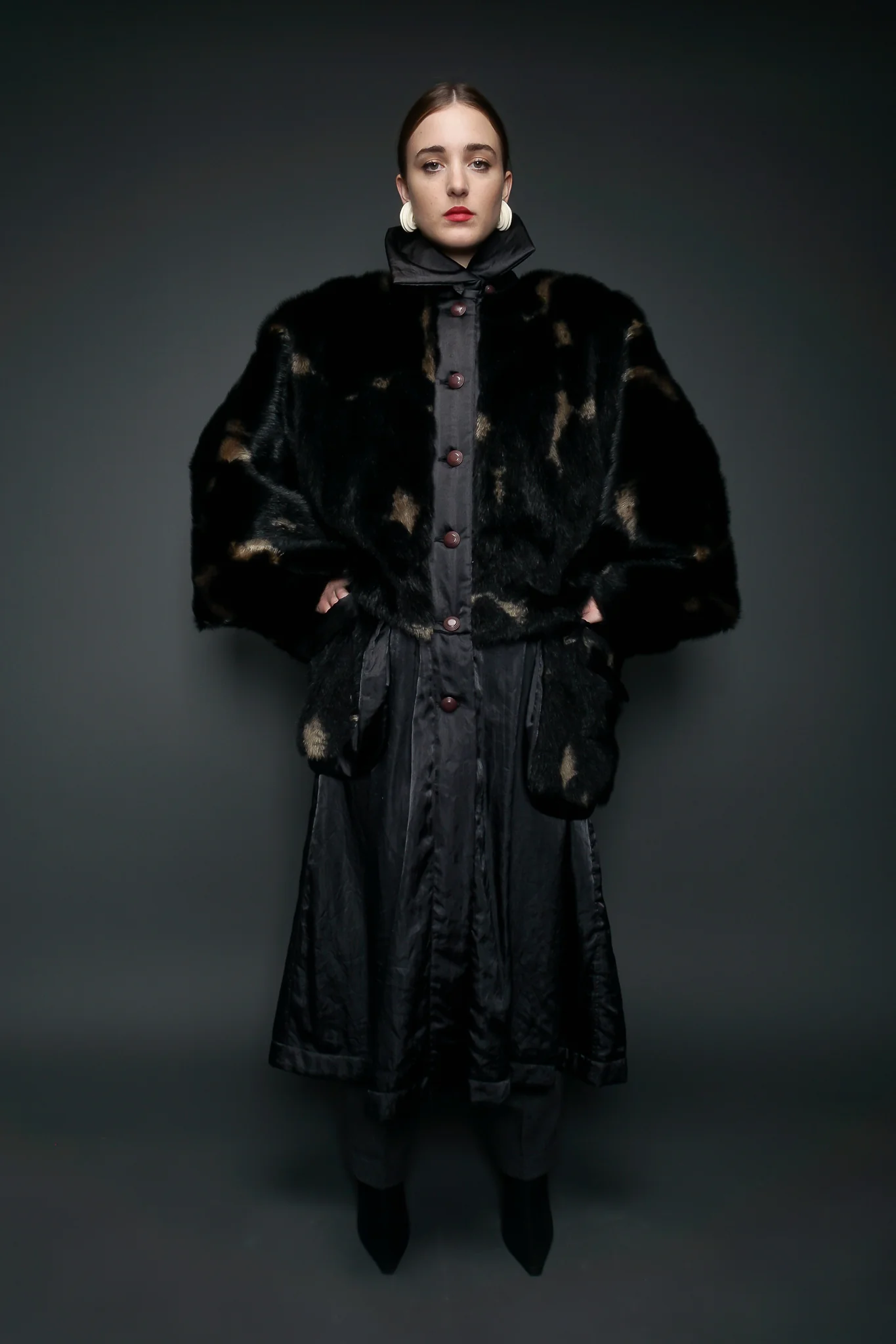 Faux Fur Overcoat - Image 3