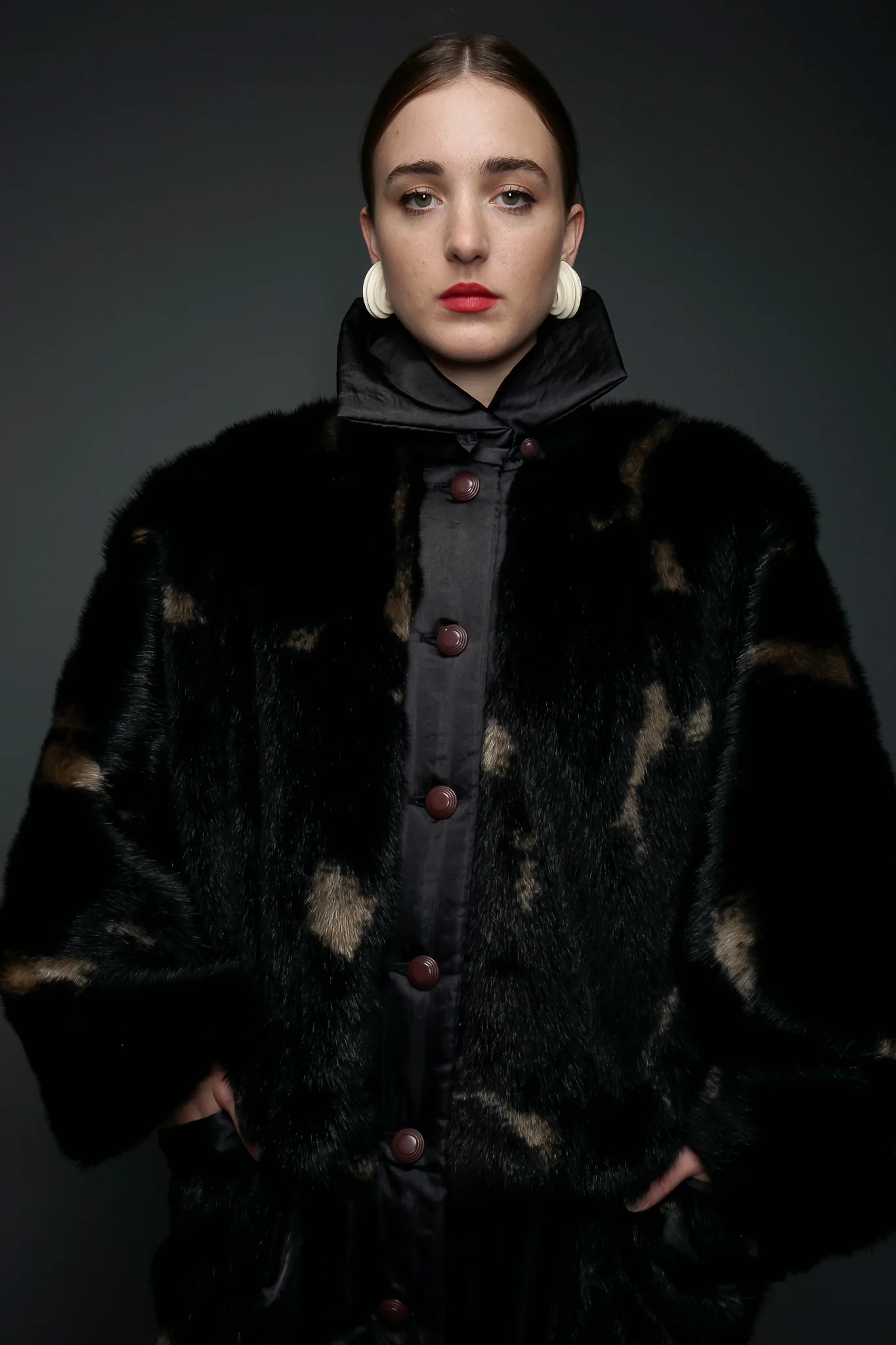 Faux Fur Overcoat - Image 4