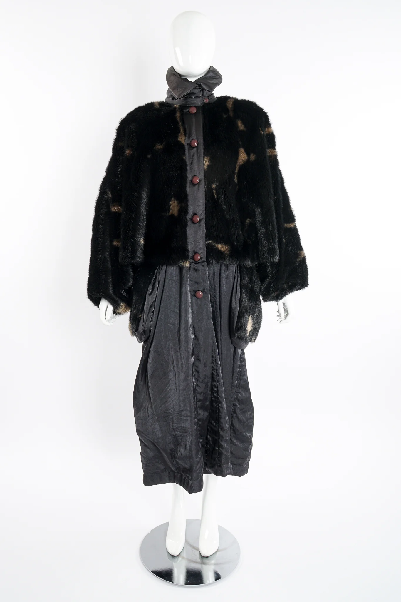 Faux Fur Overcoat - Image 9