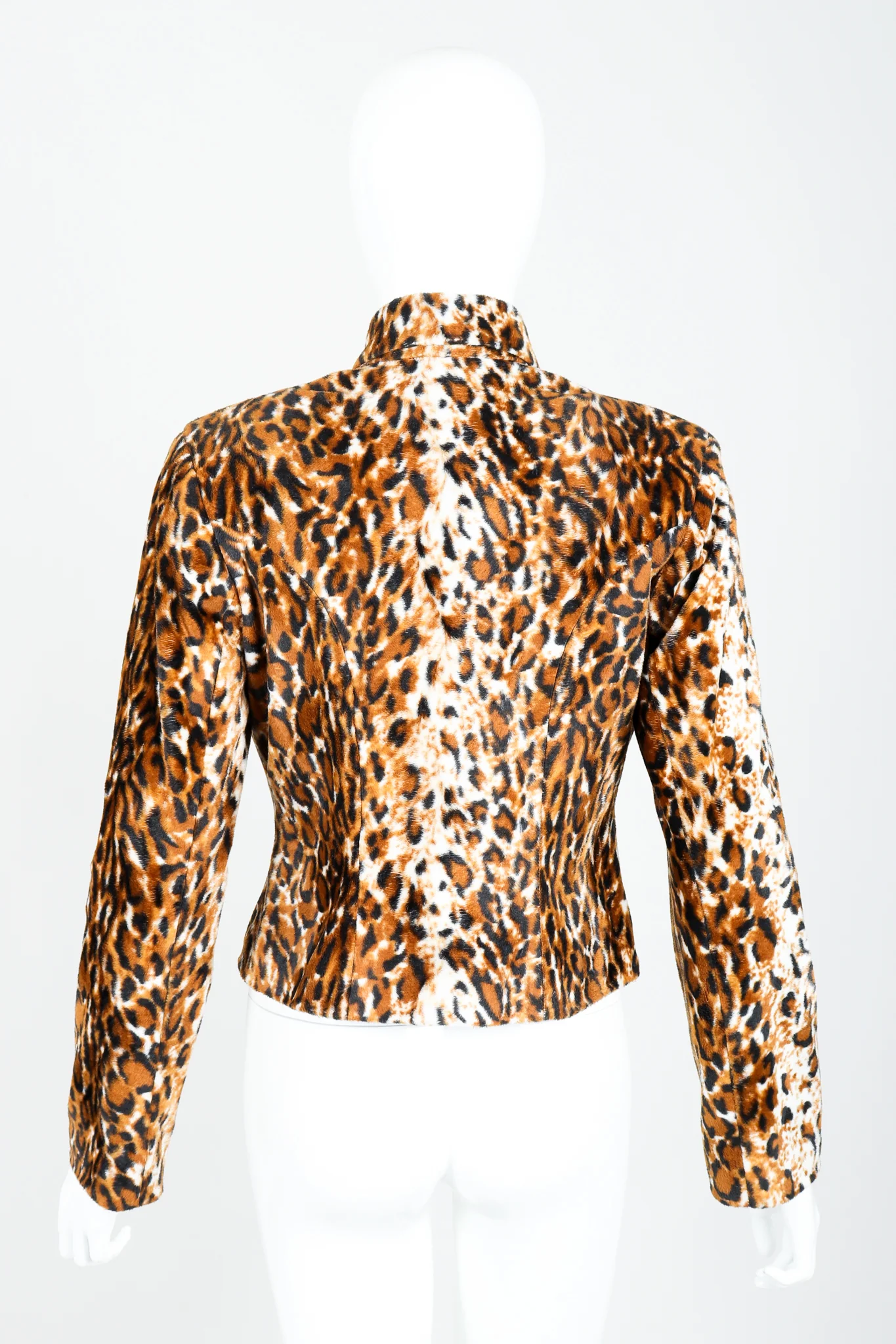Faux Leopard Fur Jacket - Image 6