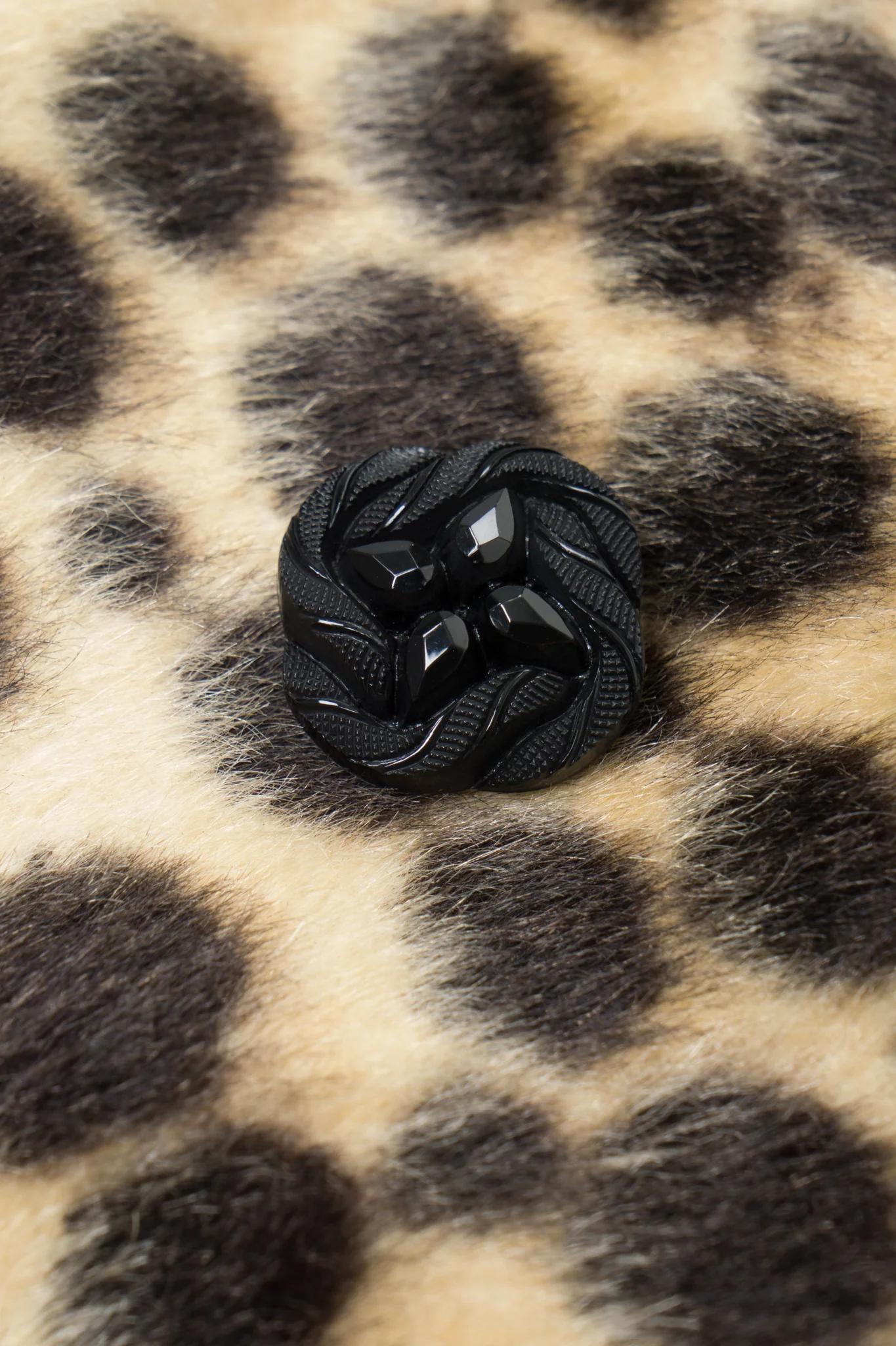 Faux Leopard Fur Peacoat - Image 12
