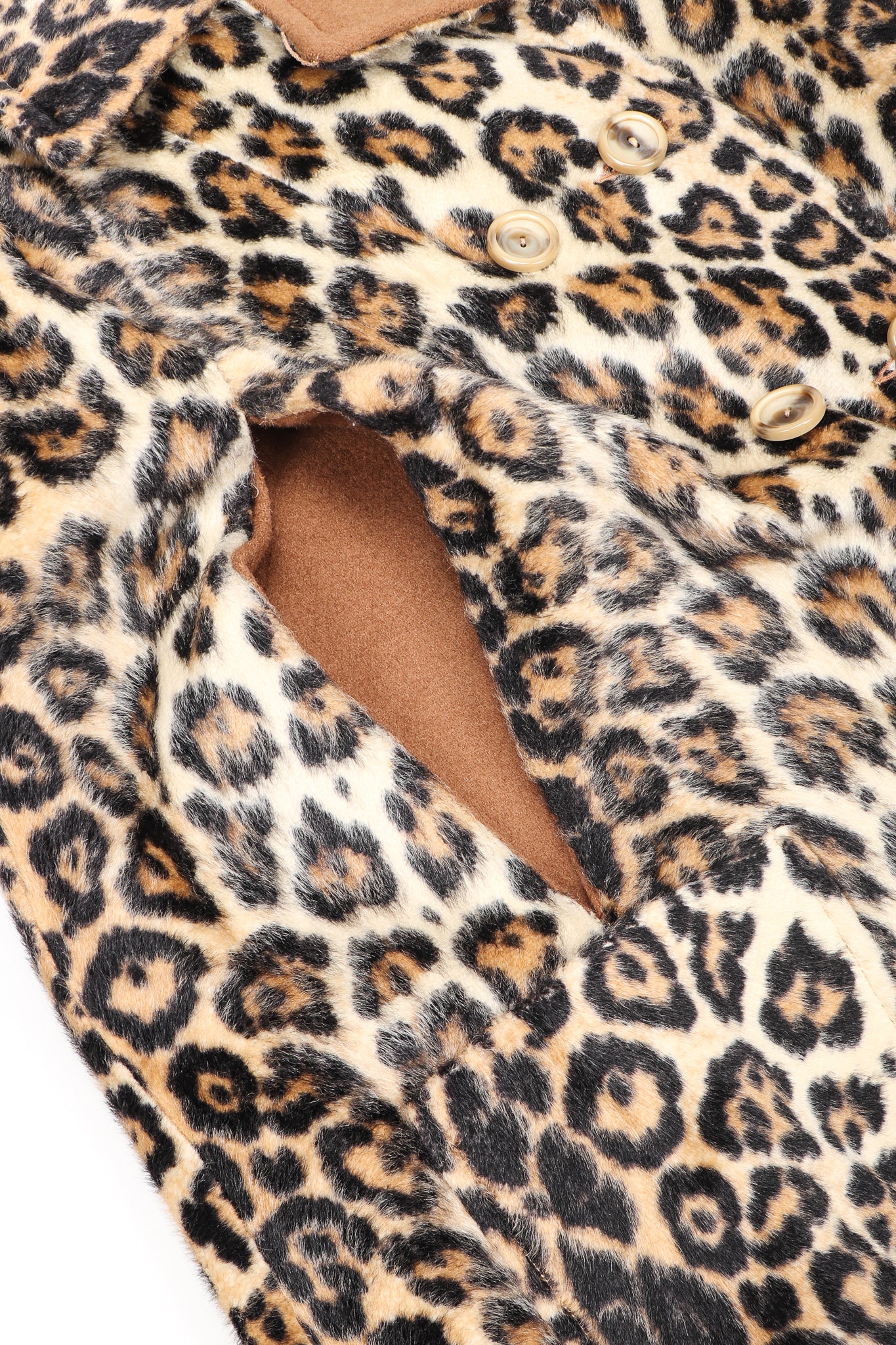 Faux Leopard Reversible Cape - Image 7