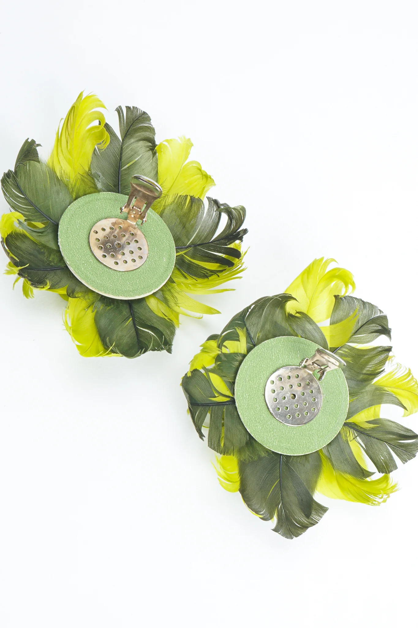 Feather Flower Earrings - Image 7