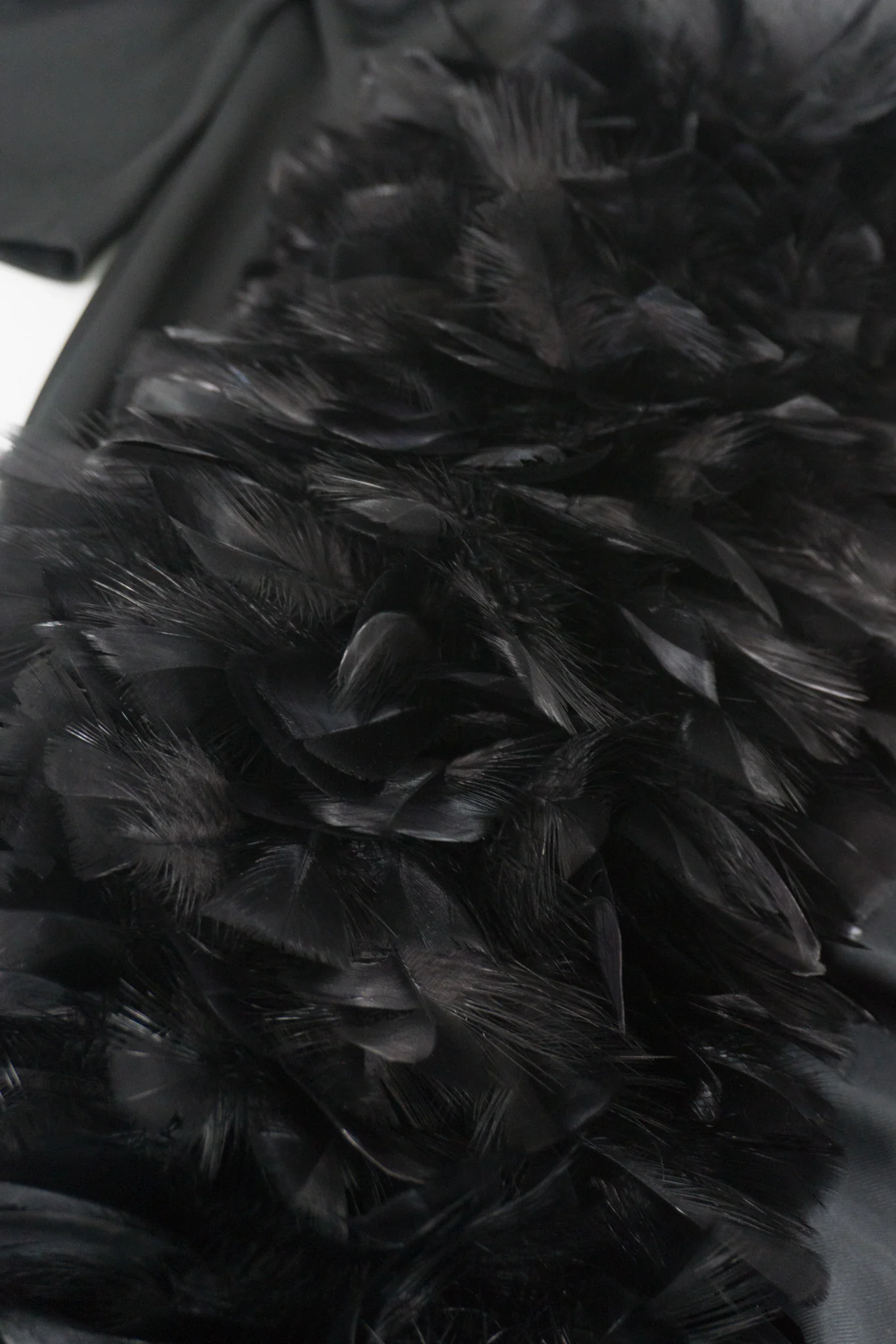 Feather Hem Dress - Image 9