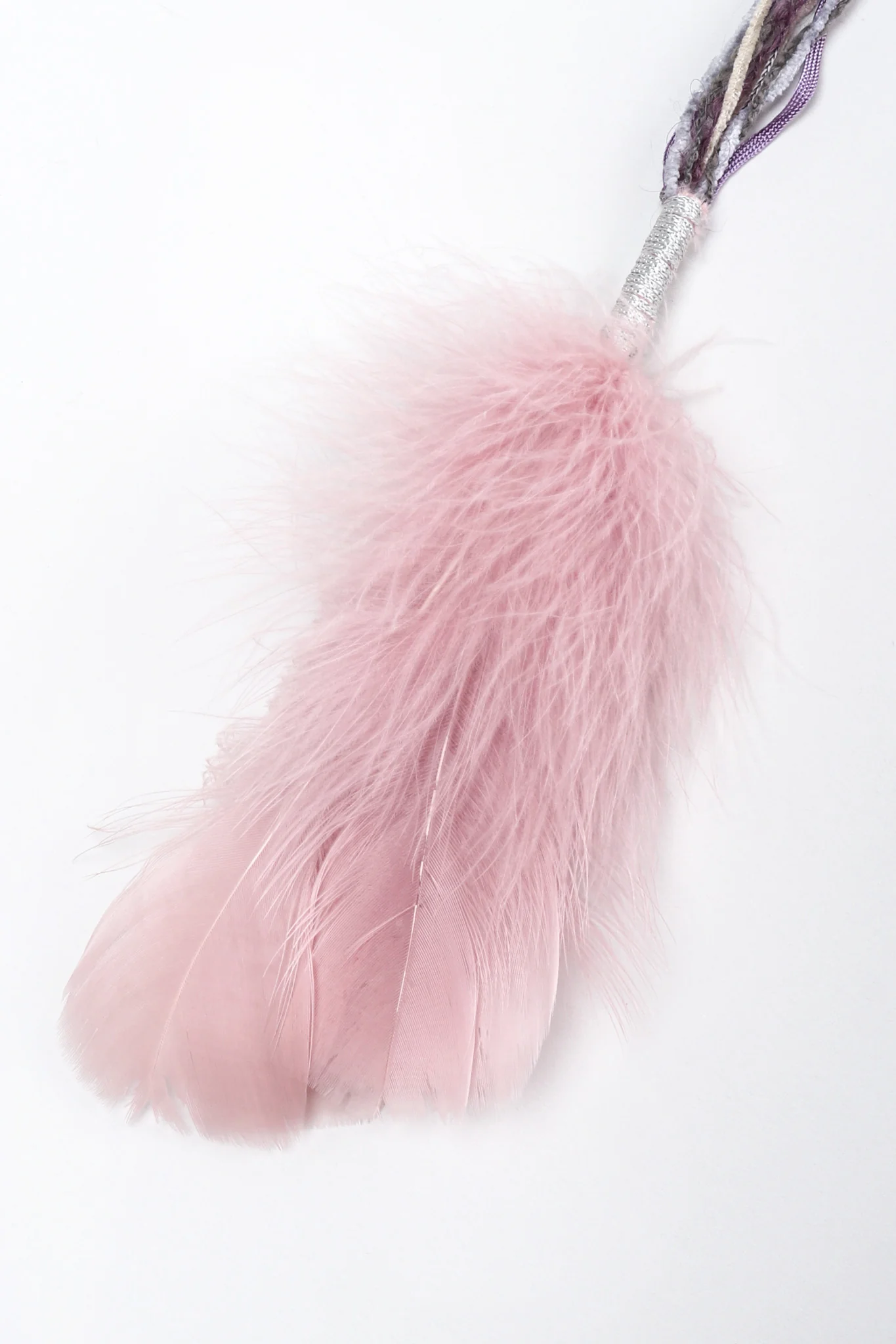 Feather Tassel Chenille Scarf - Image 8