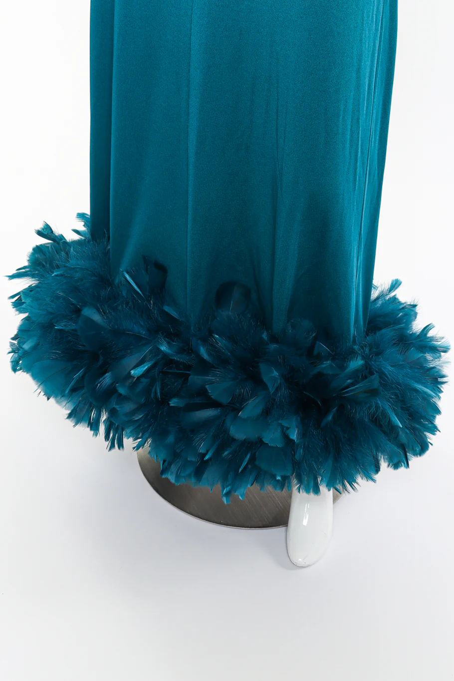 Feather Trim Gown - Image 2