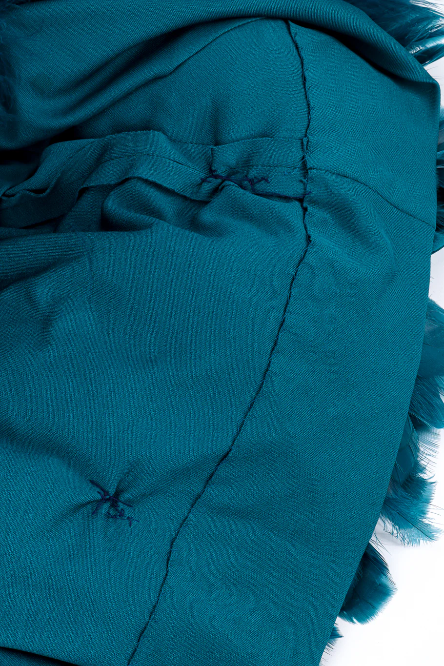 Feather Trim Gown - Image 7