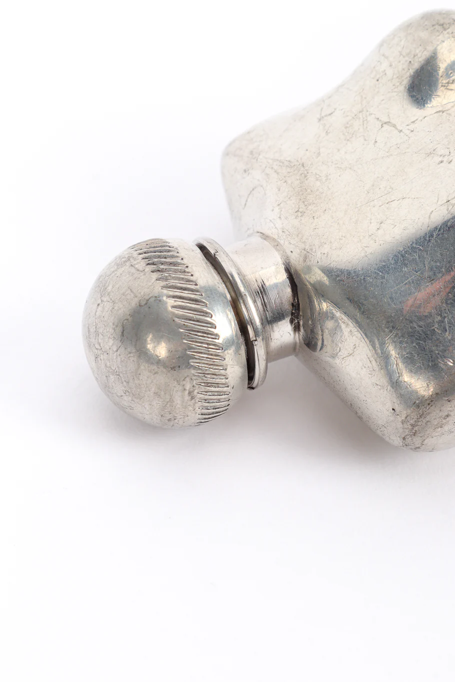 Female Torso Pewter Flask - Image 3