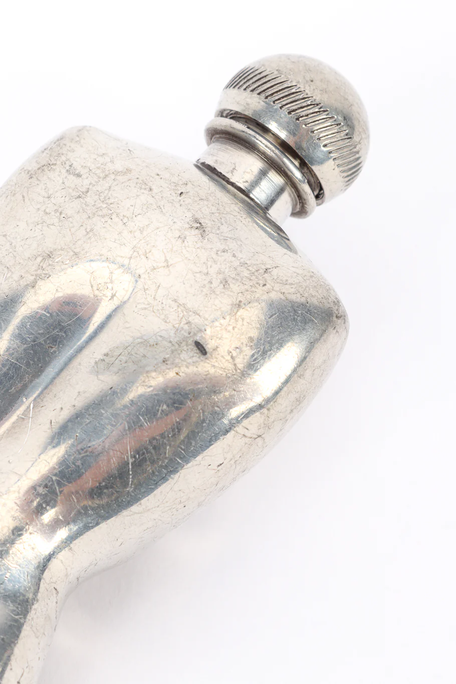 Female Torso Pewter Flask - Image 5