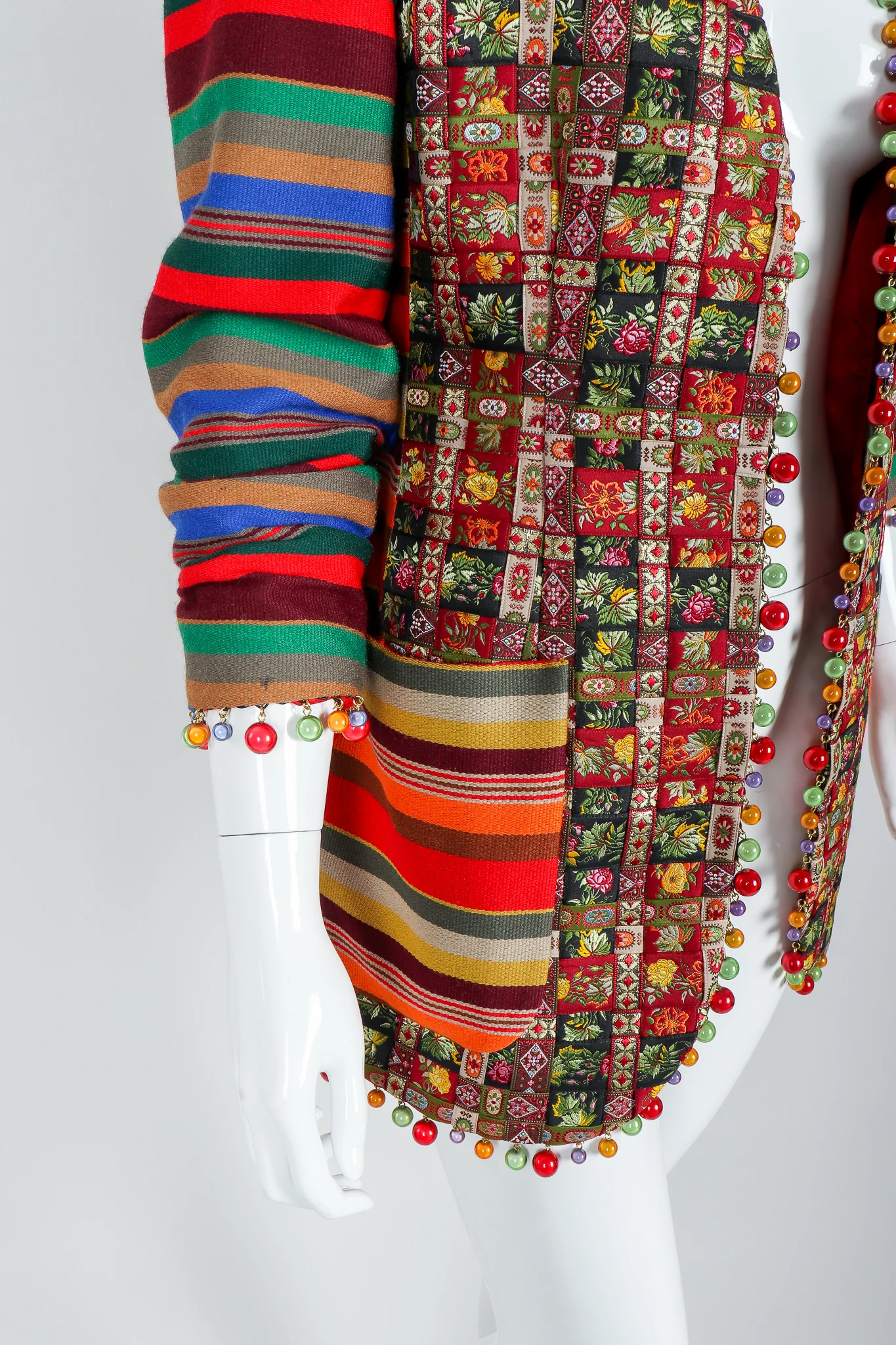 Festive Woven Ribbon Jacket - Image 5