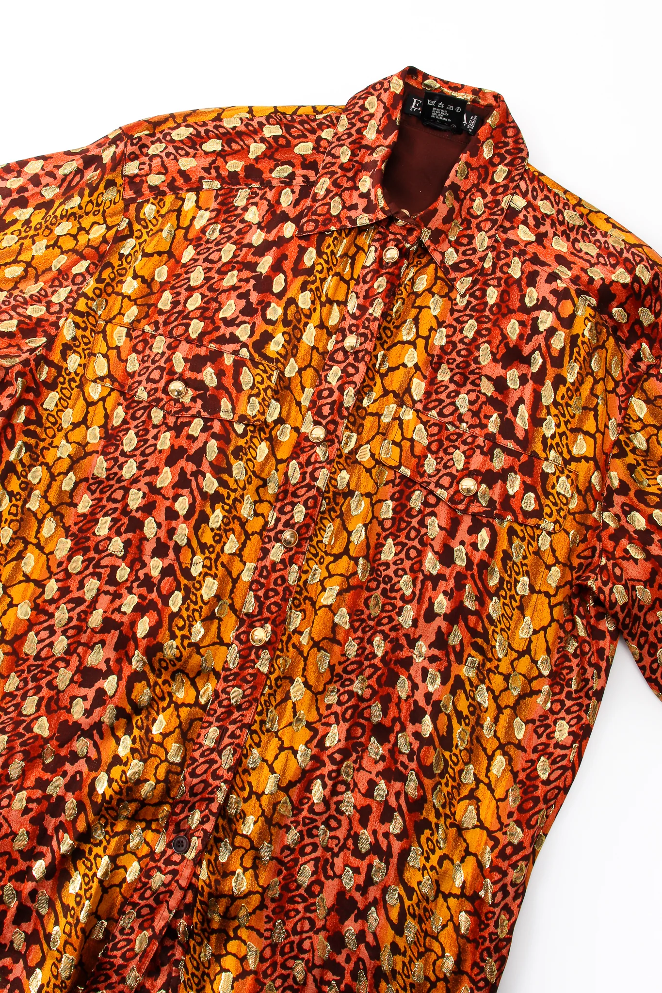 Animal Print Brocade Shirt - Image 11