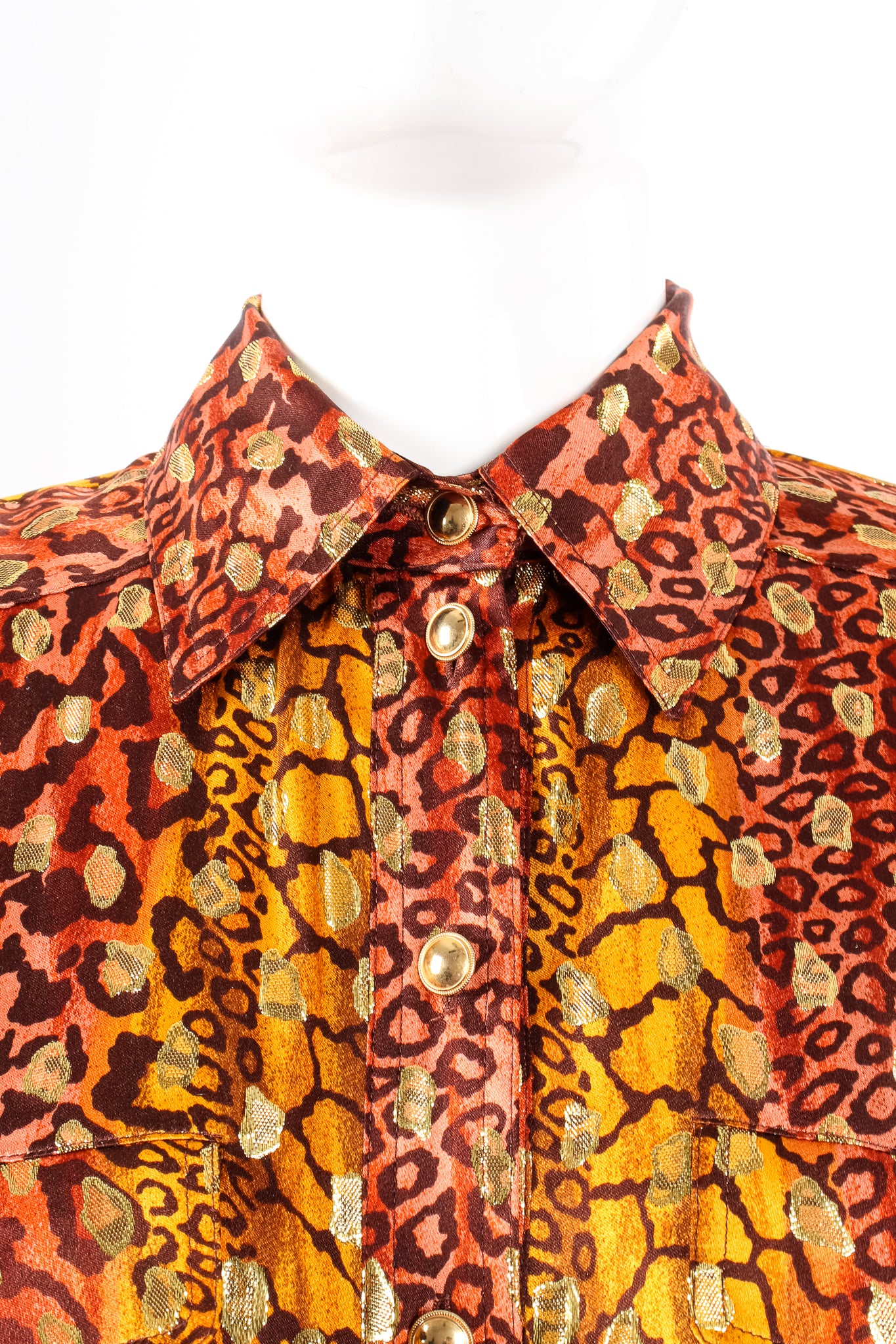 Animal Print Brocade Shirt - Image 3