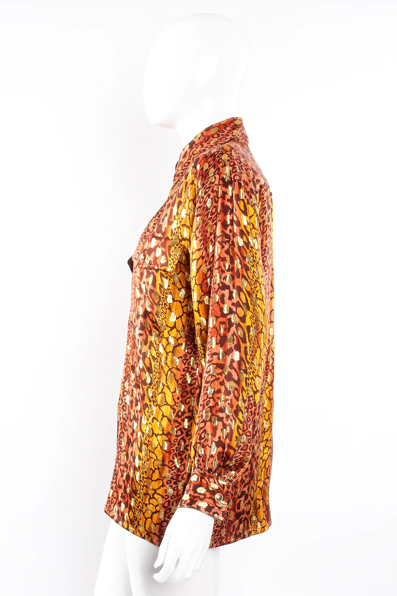 Animal Print Brocade Shirt - Image 8