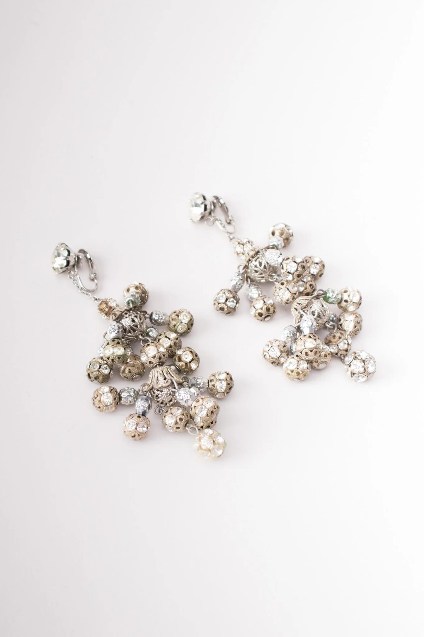 Filigree Bead Chandelier Earrings - Image 4