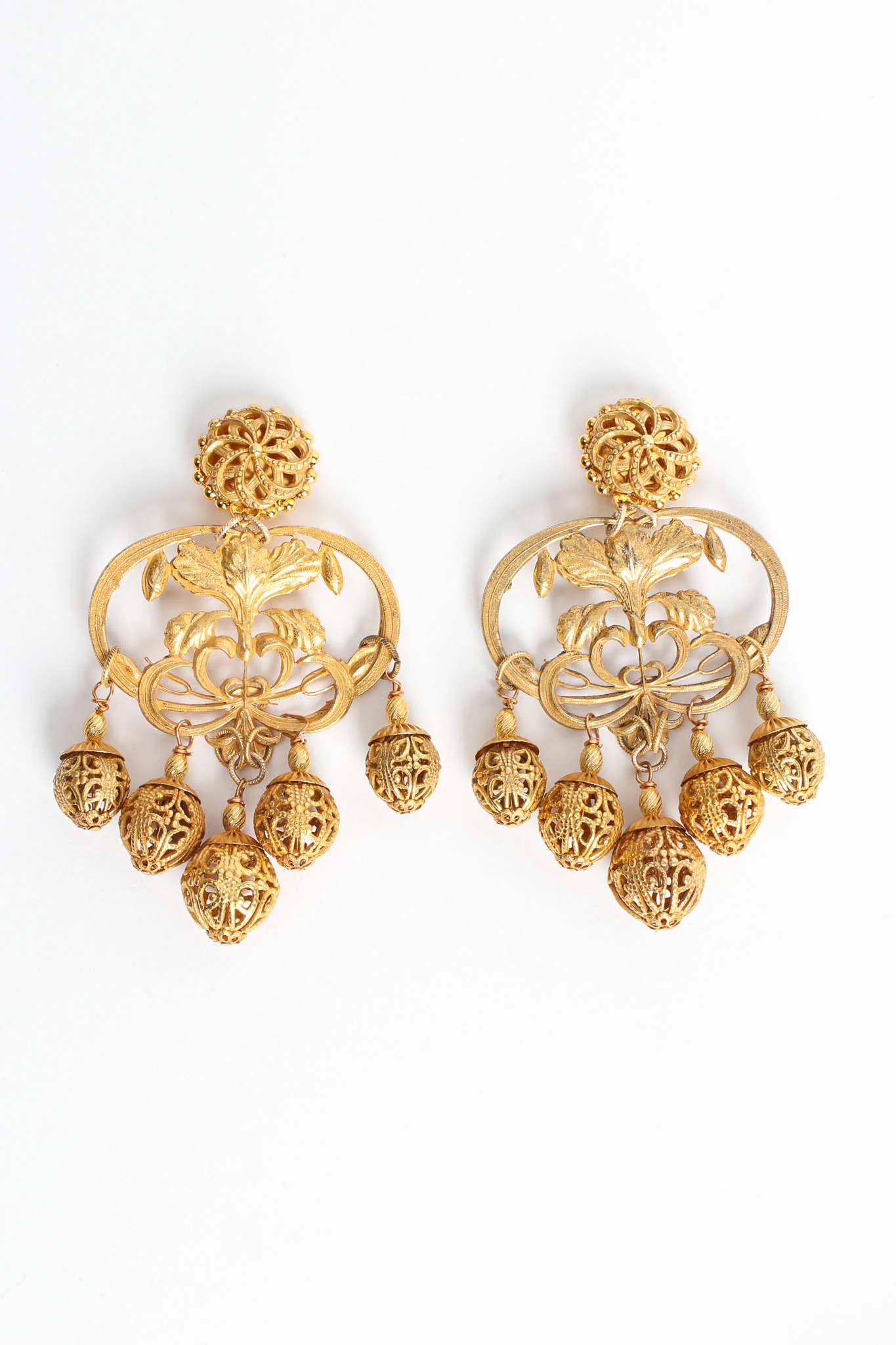 Filigree Bloom Multi Orb Earrings - Image 5