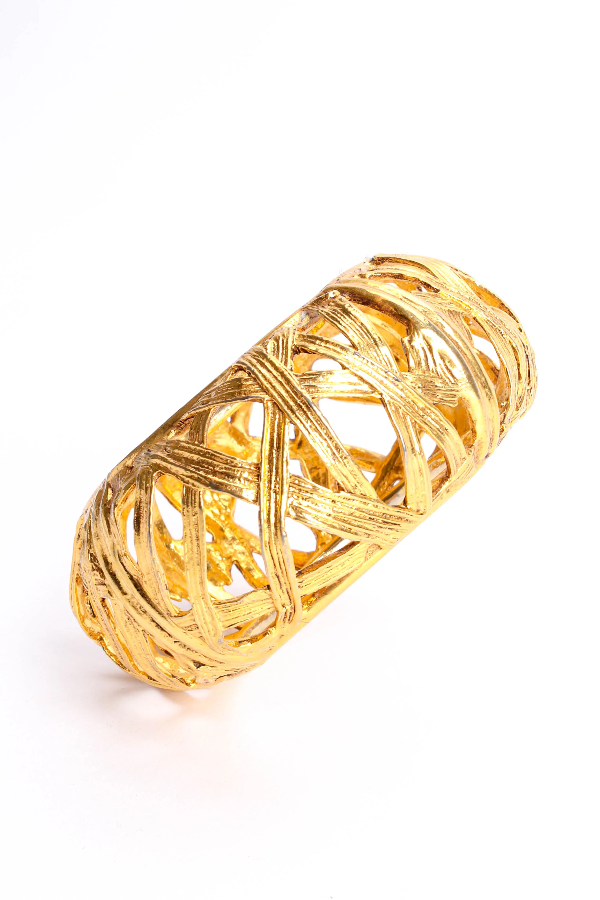 Filigree Cage Bangle Bracelet - Image 6