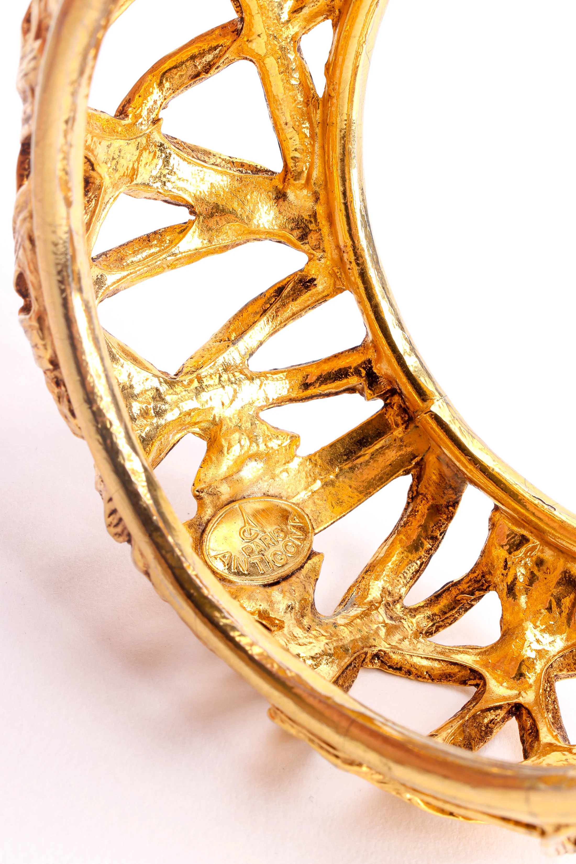 Filigree Cage Bangle Bracelet - Image 7