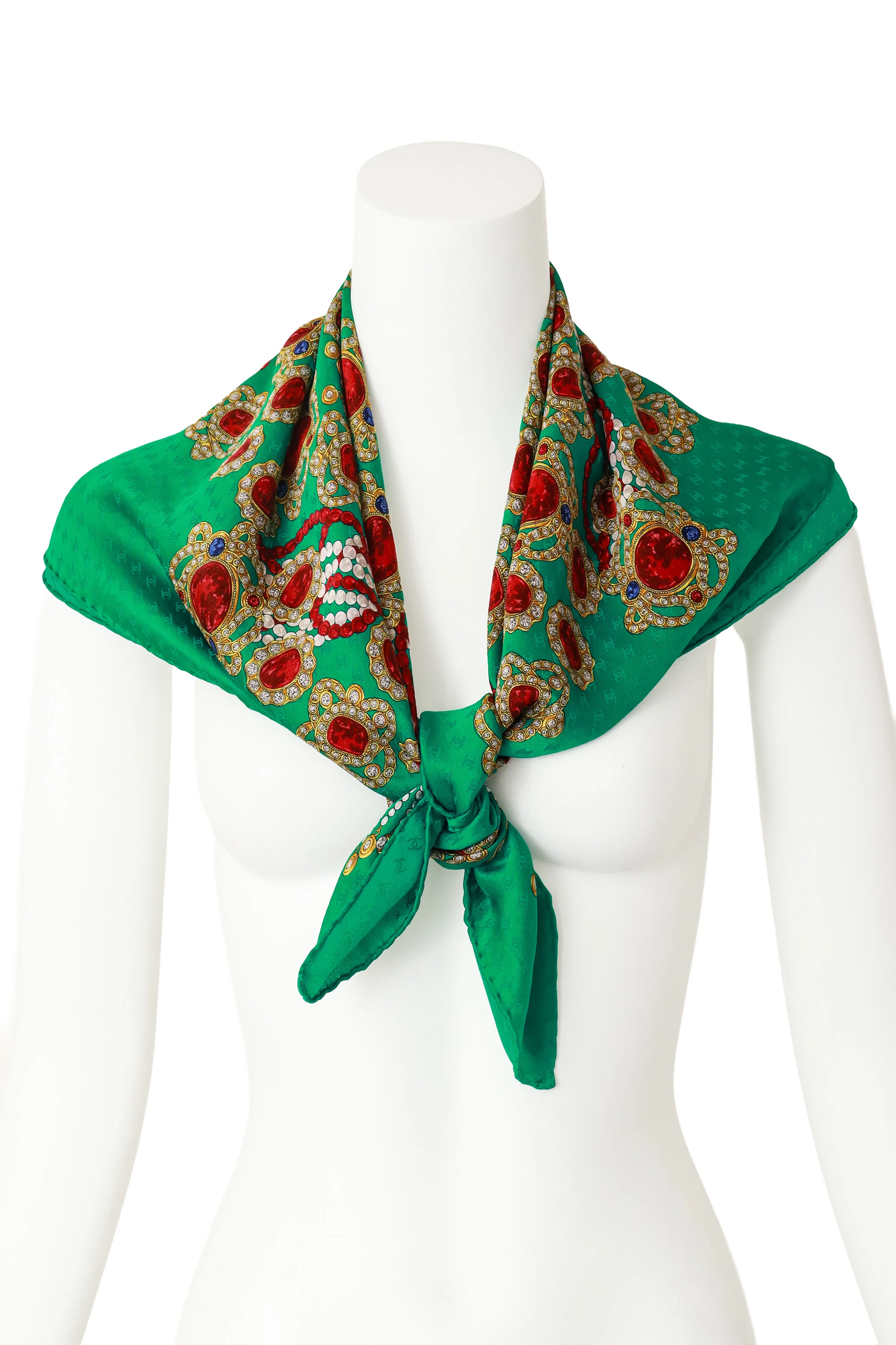 Filigree Jewel Logo Scarf - Image 2