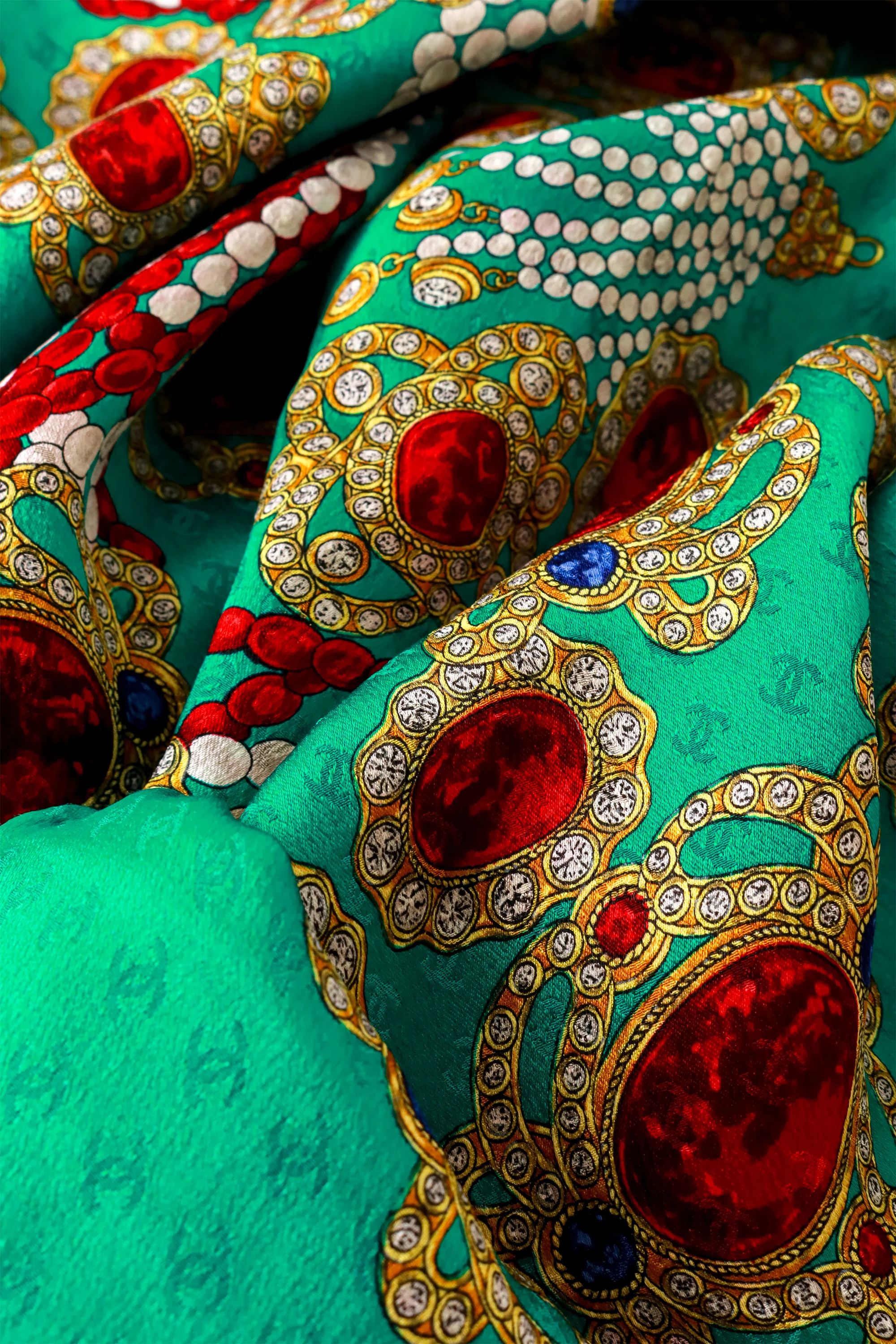 Filigree Jewel Logo Scarf - Image 4