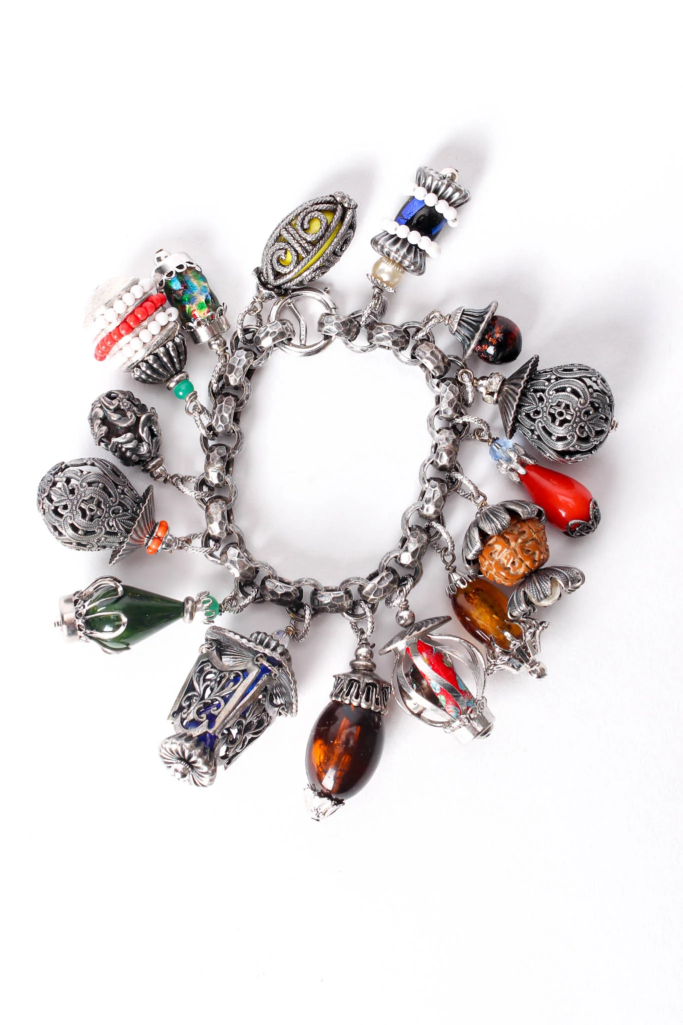 Filigree Lantern Charm Bracelet