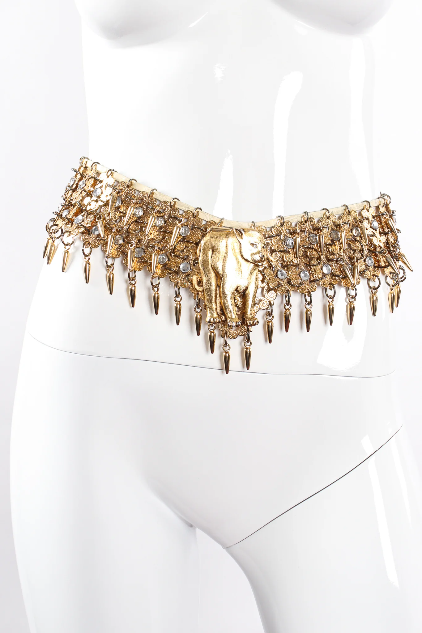 Filigree Link Panther Belt