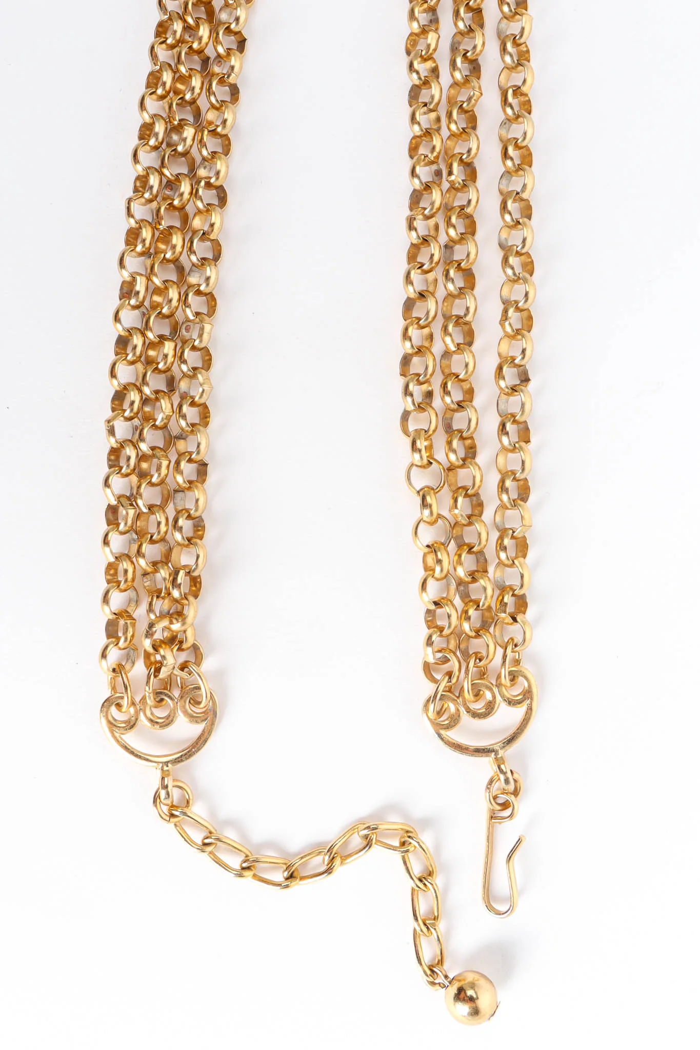 Filigree Pom Waterfall Necklace - Image 5