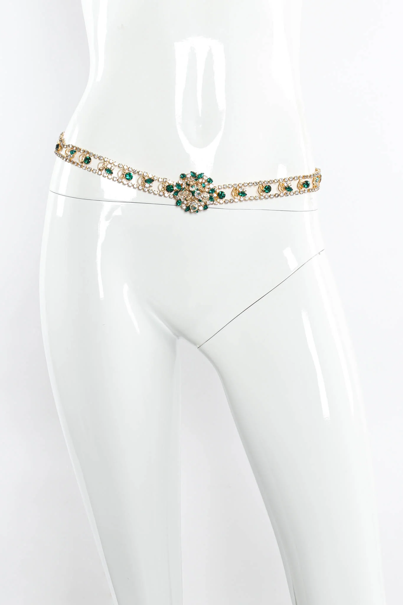 Filigree Rhinestone Crystal Belt - Image 2