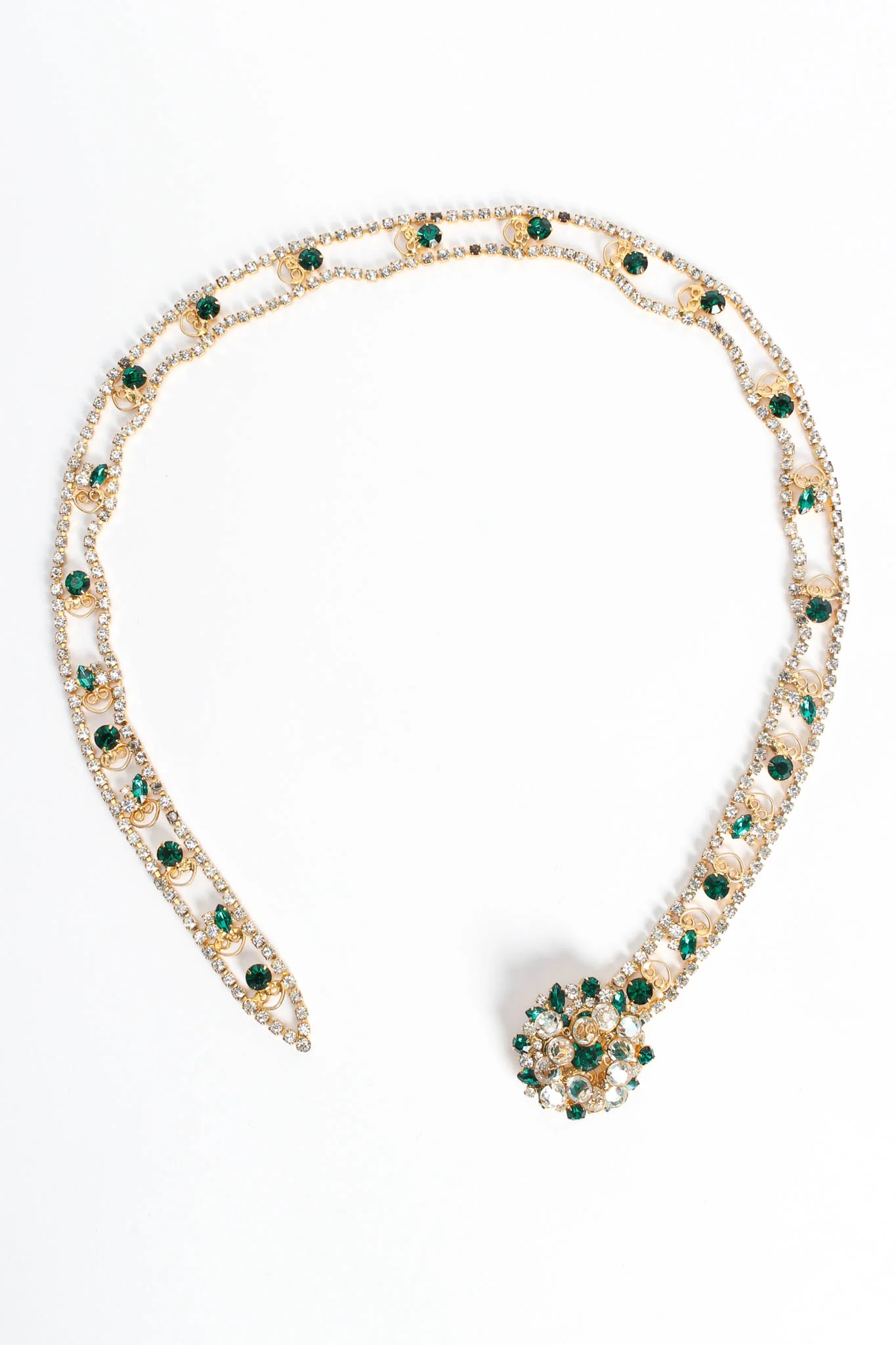 Filigree Rhinestone Crystal Belt - Image 4