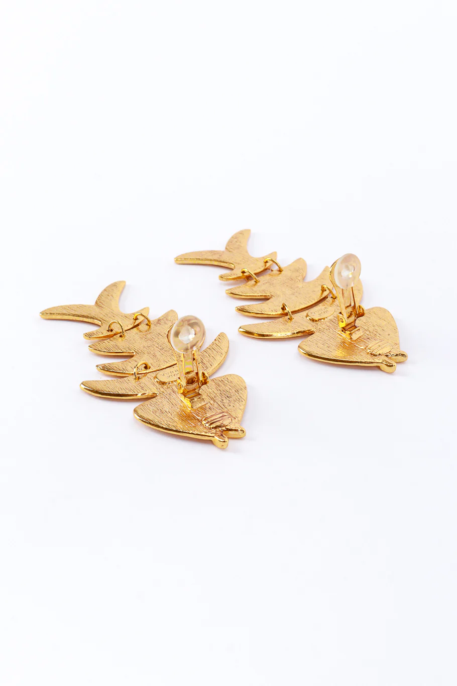 Fish Link Drop Earrings - Image 4