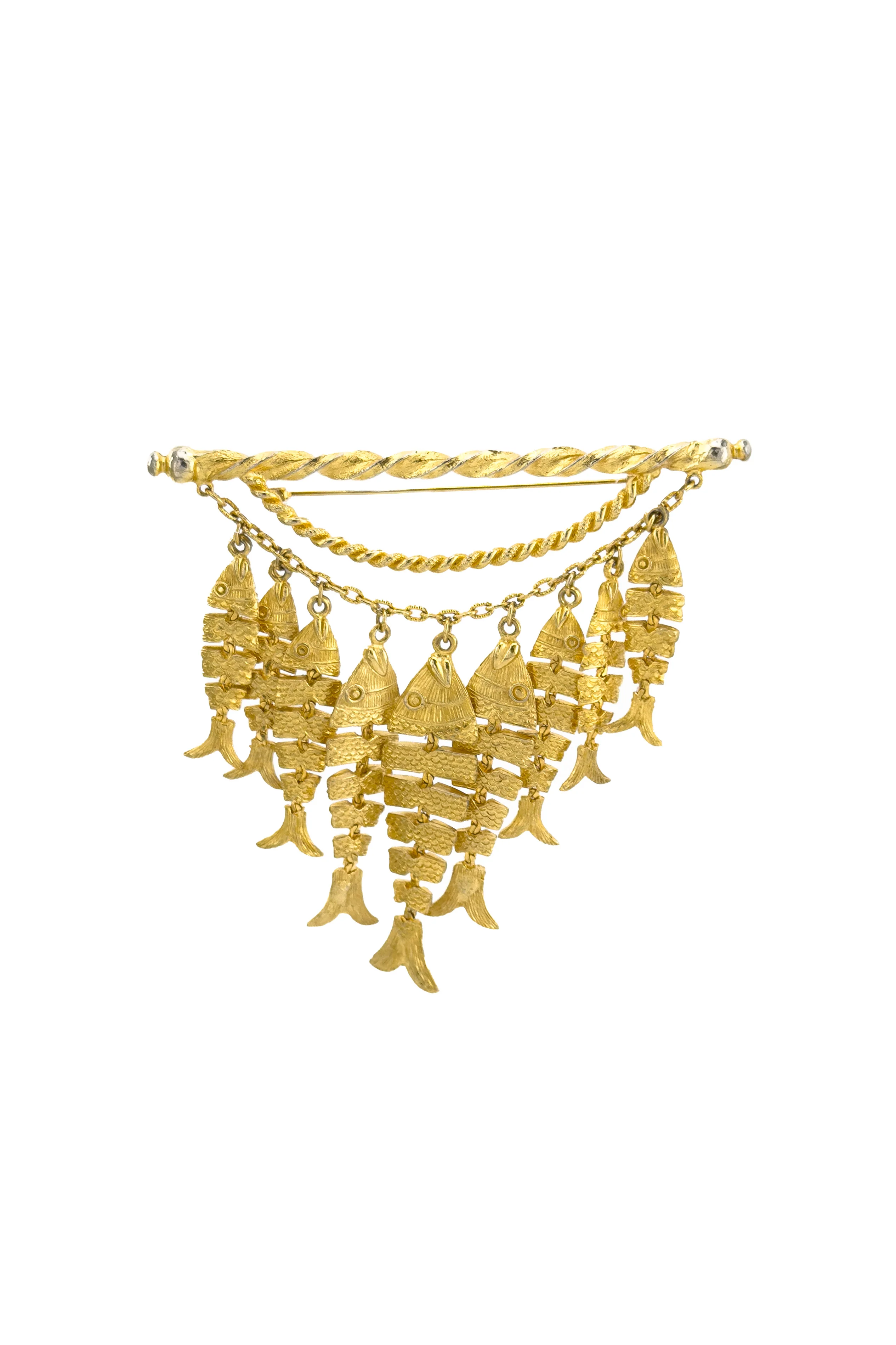 Fishing Line Brooch