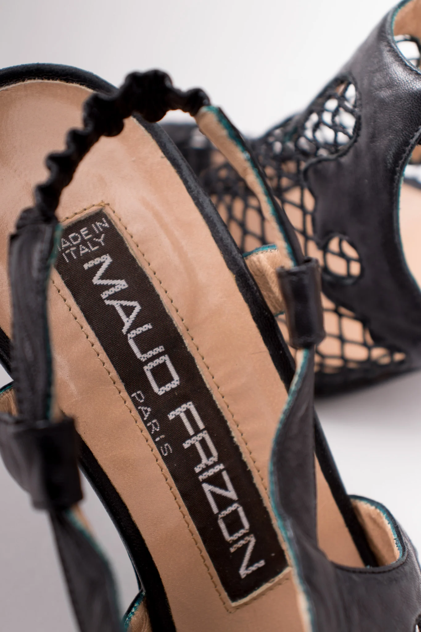 Fishnet Open Toe Heels - Image 14
