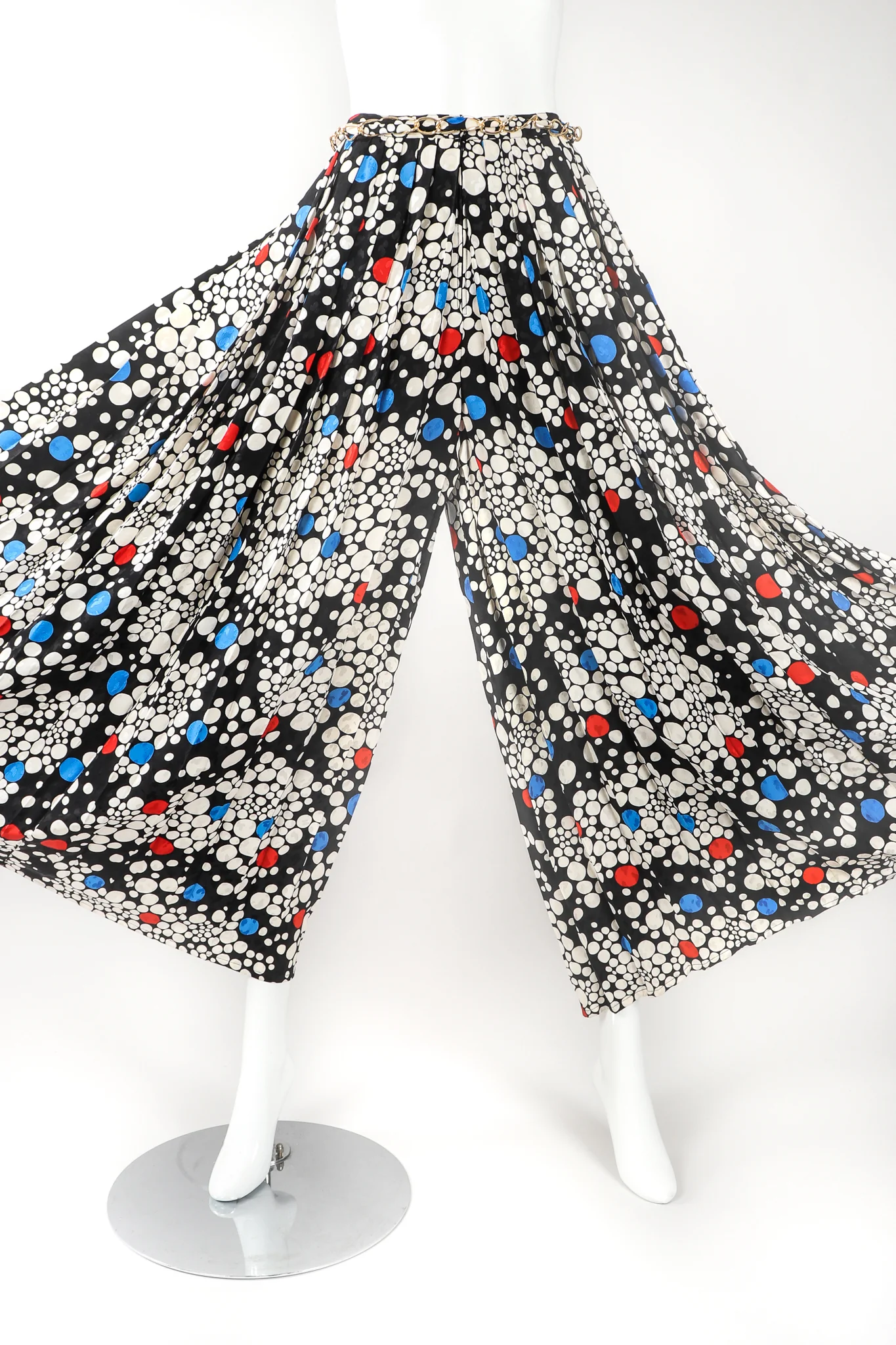 Fizzy Dot Pleated Palazzo Pant
