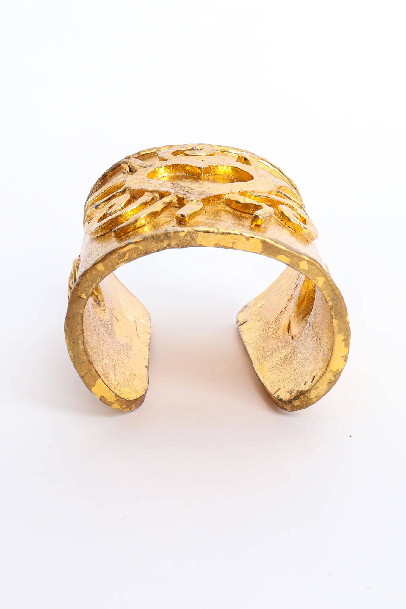 Flaming Heart Wide Chunky Cuff - Image 7
