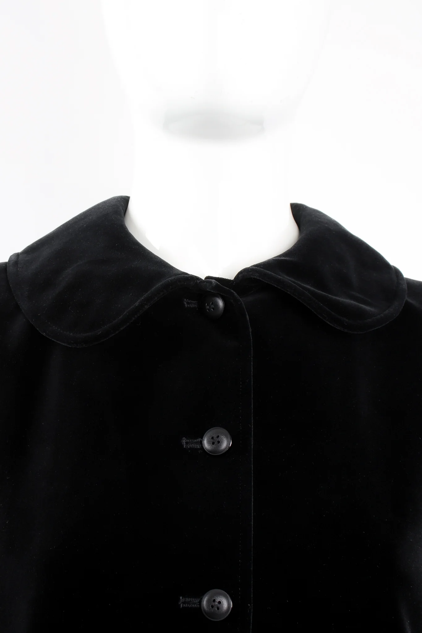 Flannel Checked Velvet Bodice Dress - Image 7