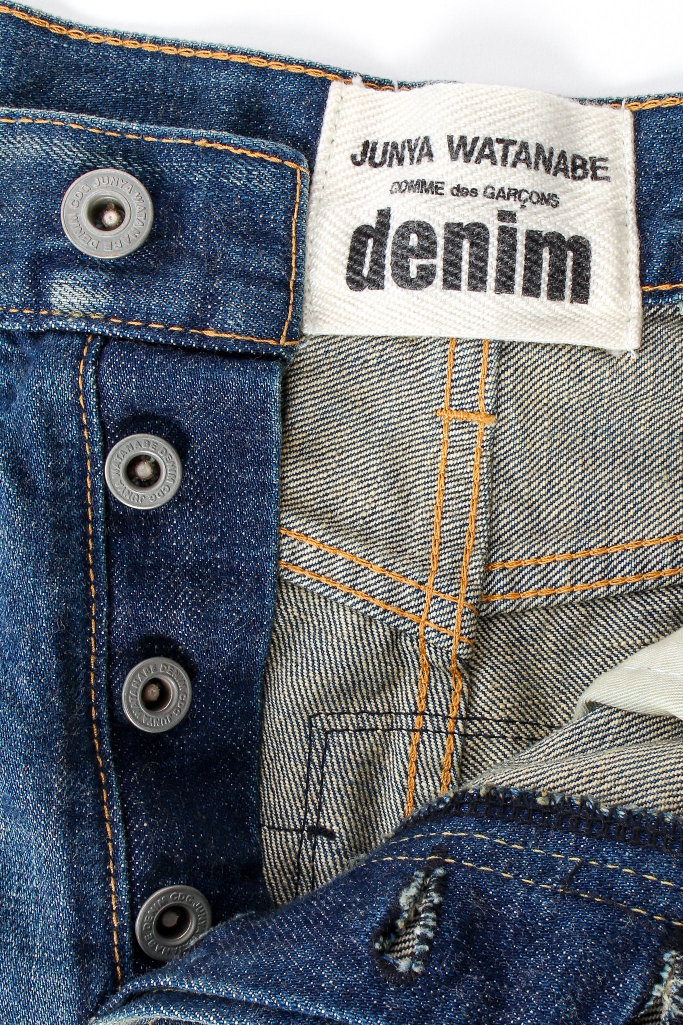 Flannel Patchwork Denim Grunge Skirt - Image 9
