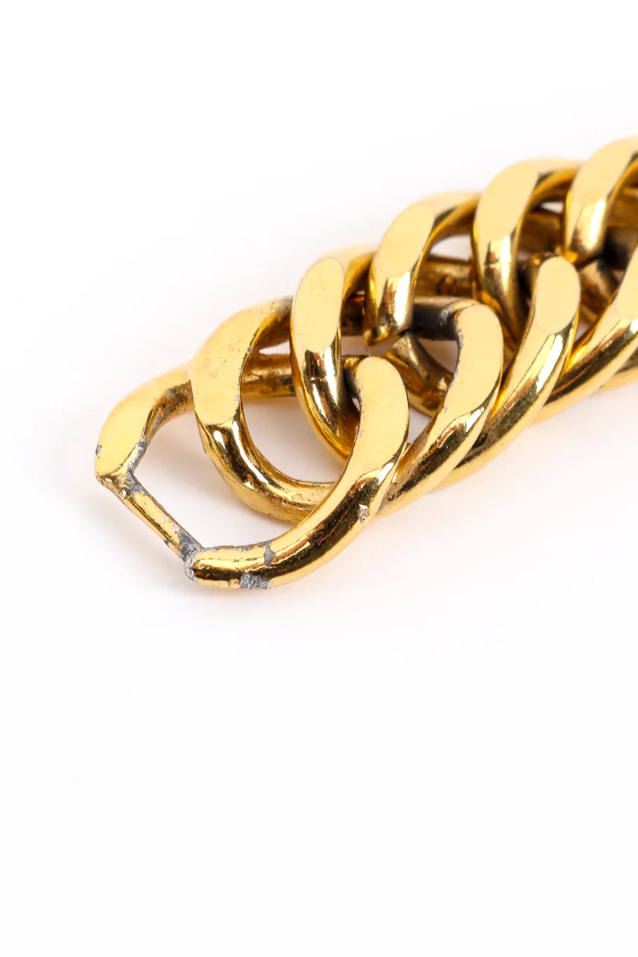 Flat Curb Chain Collar Necklace - Image 6