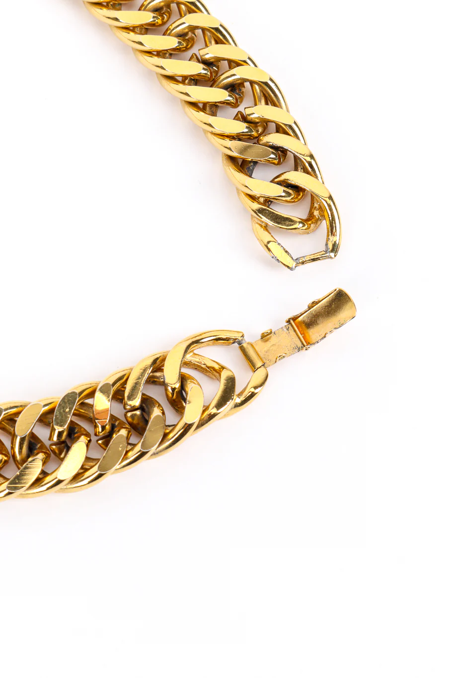 Flat Curb Chain Collar Necklace - Image 7