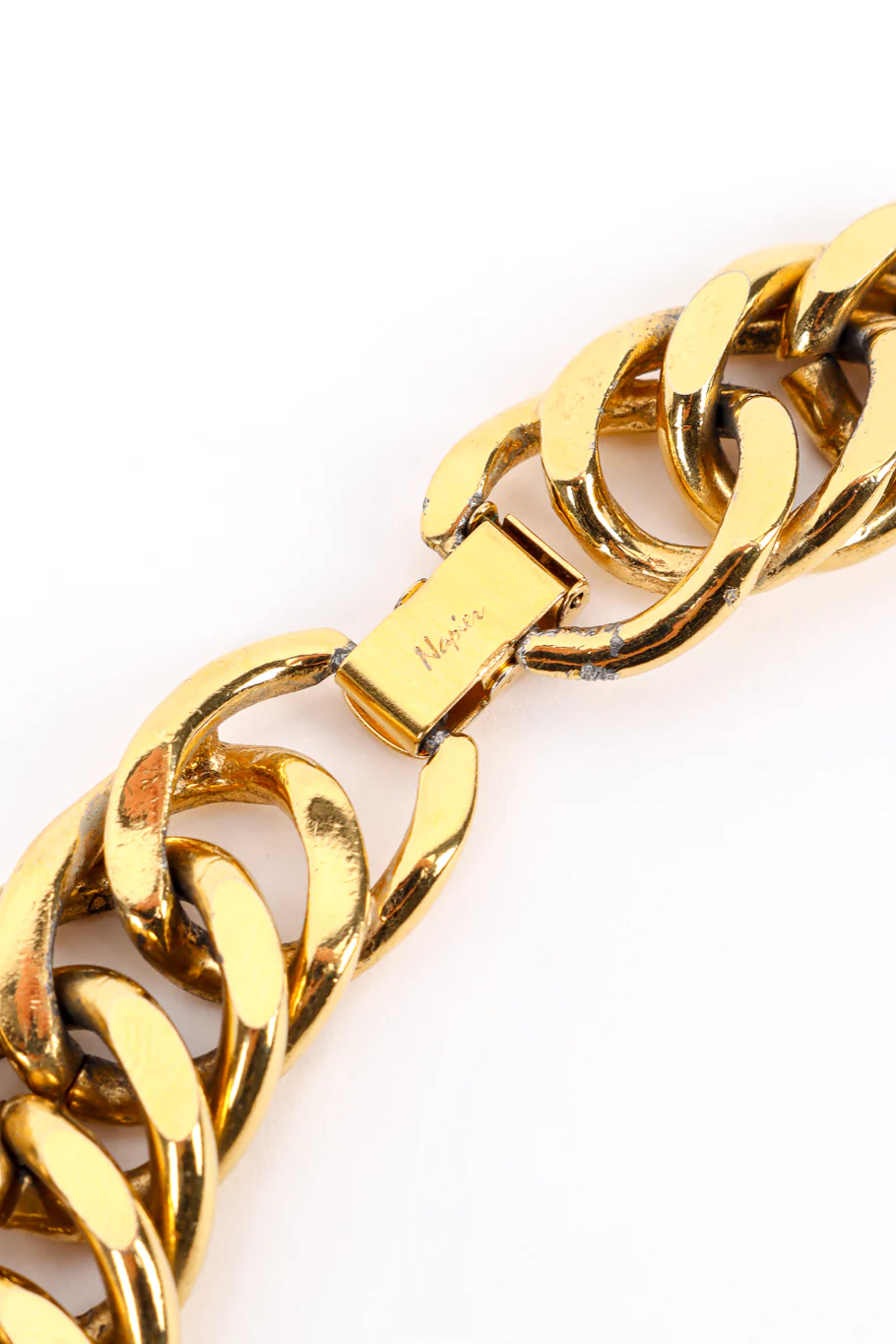 Flat Curb Chain Collar Necklace - Image 8