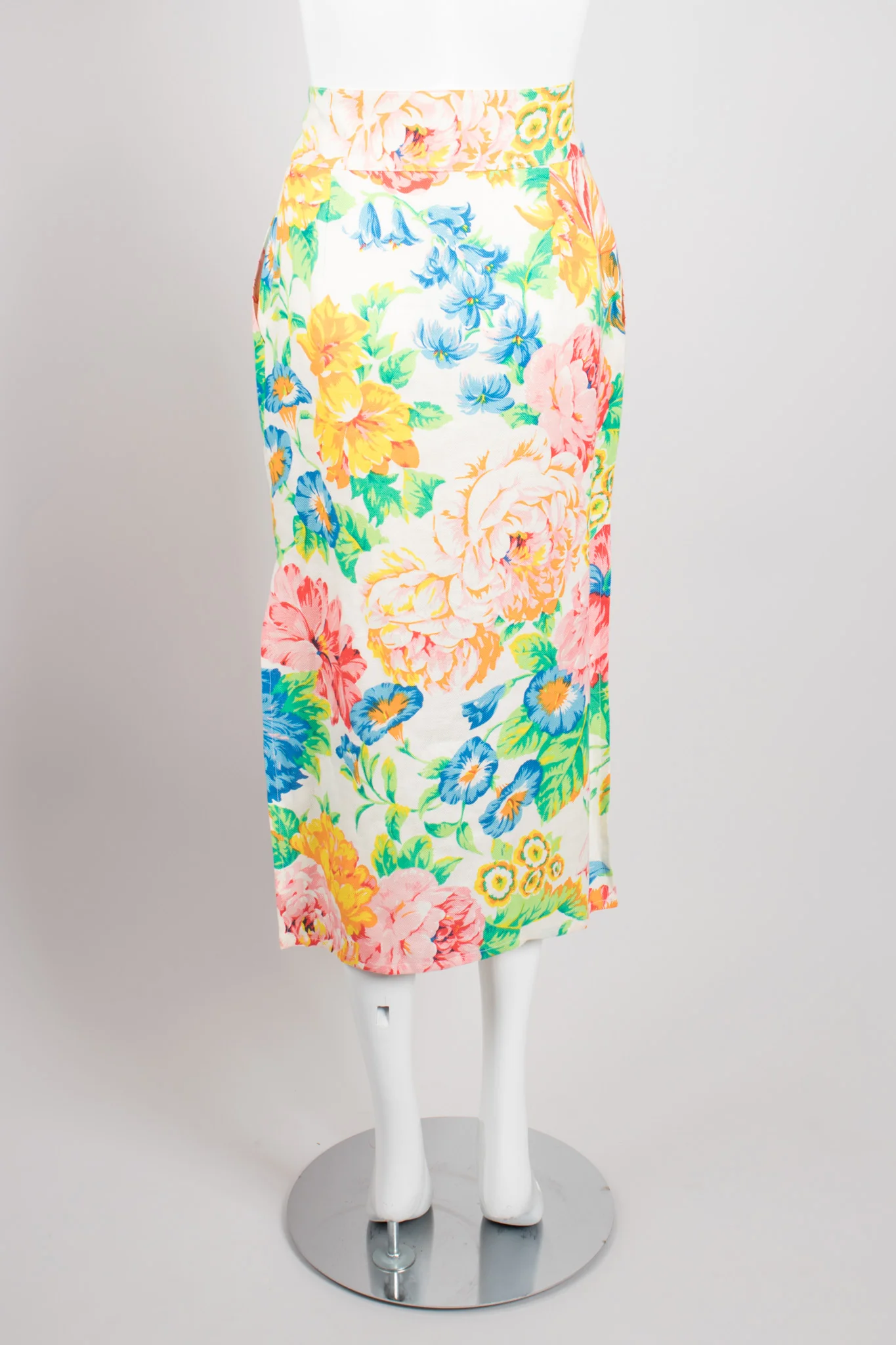 Flax Floral Print Top & Skirt Set - Image 15