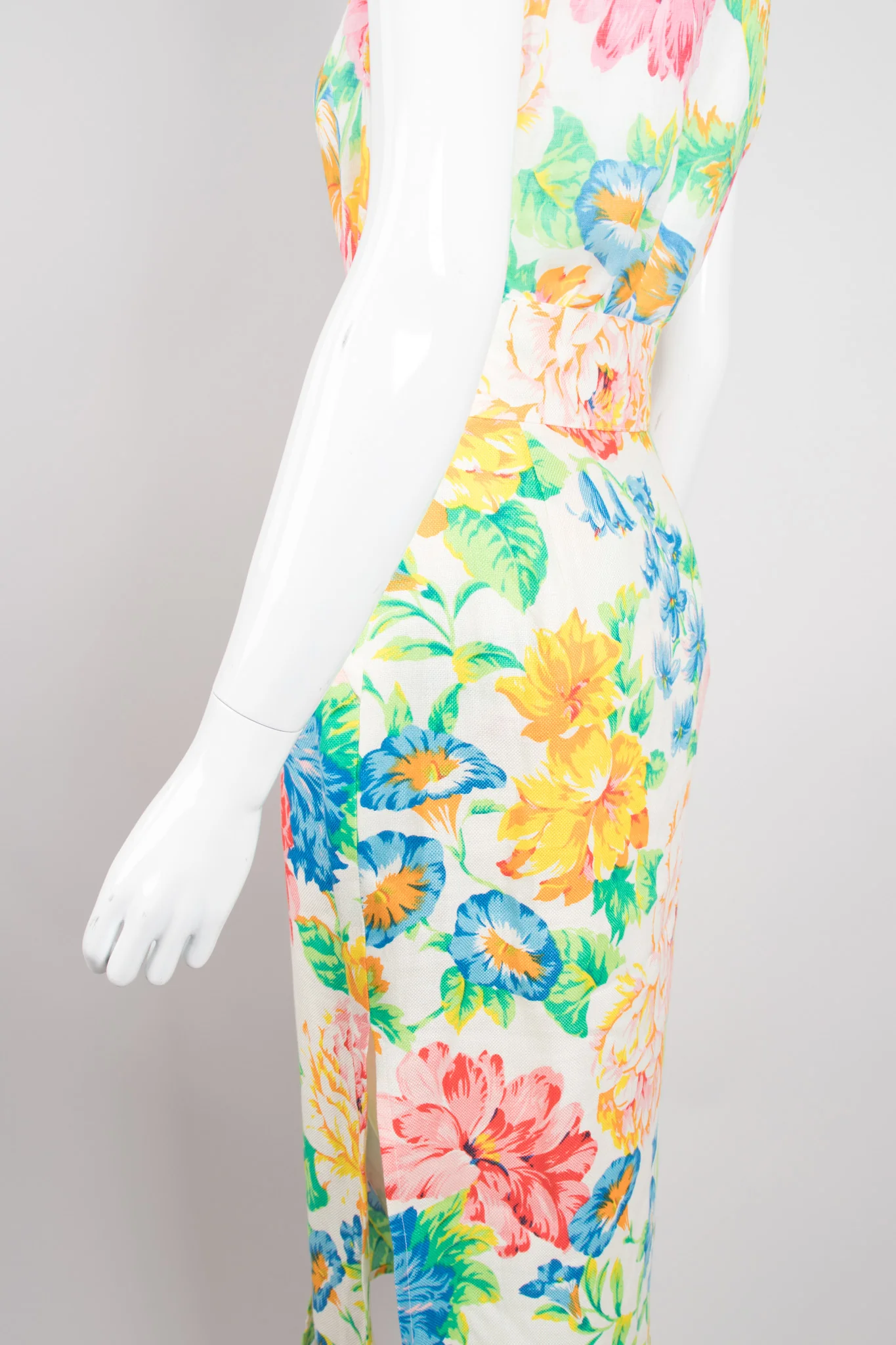 Flax Floral Print Top & Skirt Set - Image 6