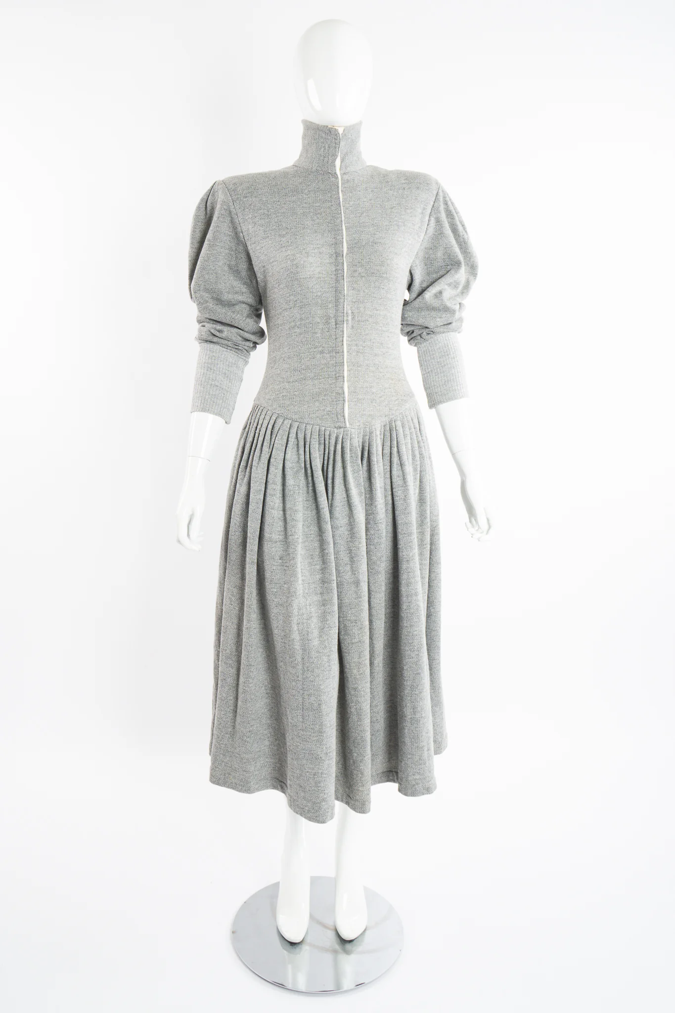 Fleece Sweatshirt Dress - Image 14