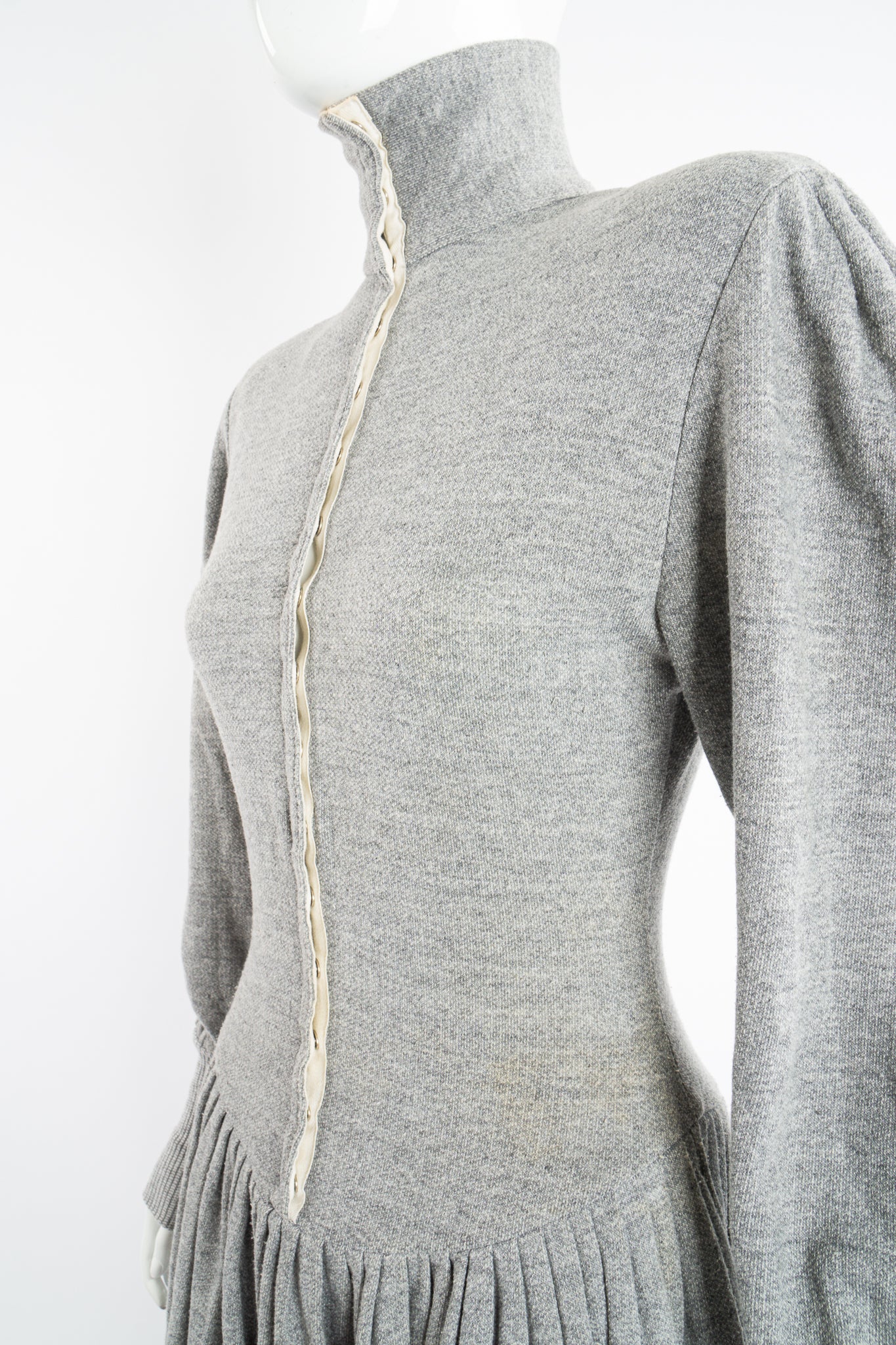Fleece Sweatshirt Dress - Image 6