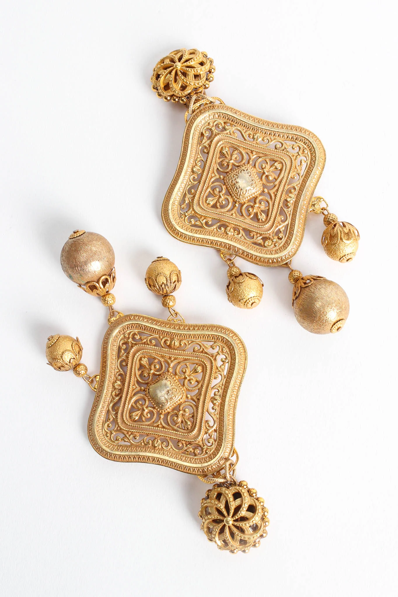 Fleur Filigree Globe Earrings