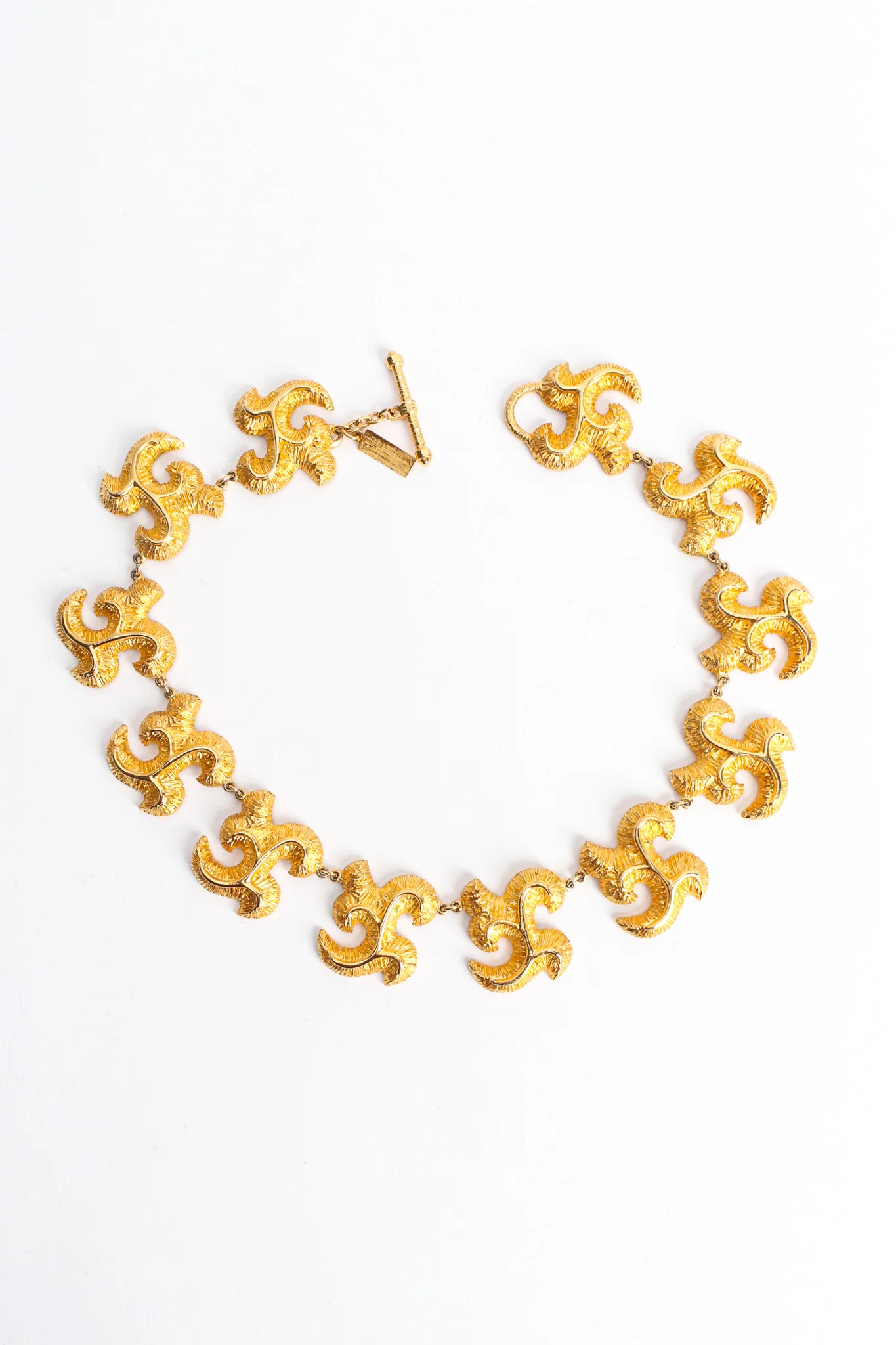 Fleur Foliage Link Necklace