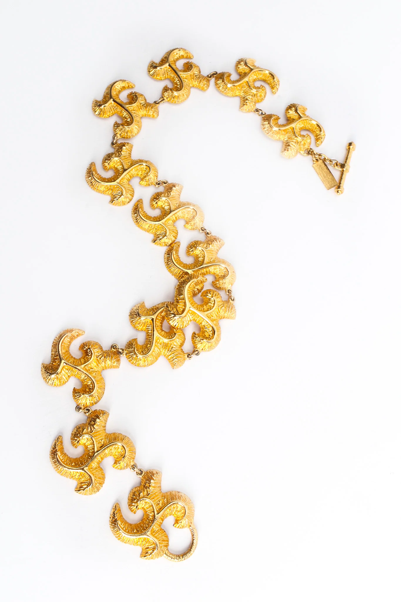 Fleur Foliage Link Necklace - Image 5