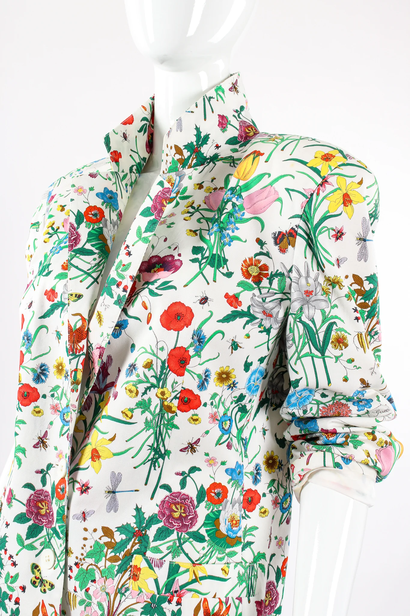 1980s Flora Print Jacket II - Image 6