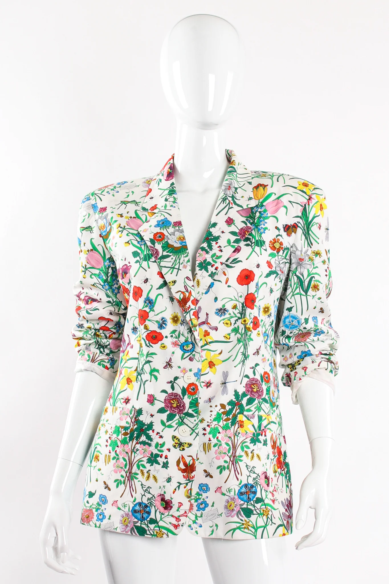 1980s Flora Print Jacket II - Image 8