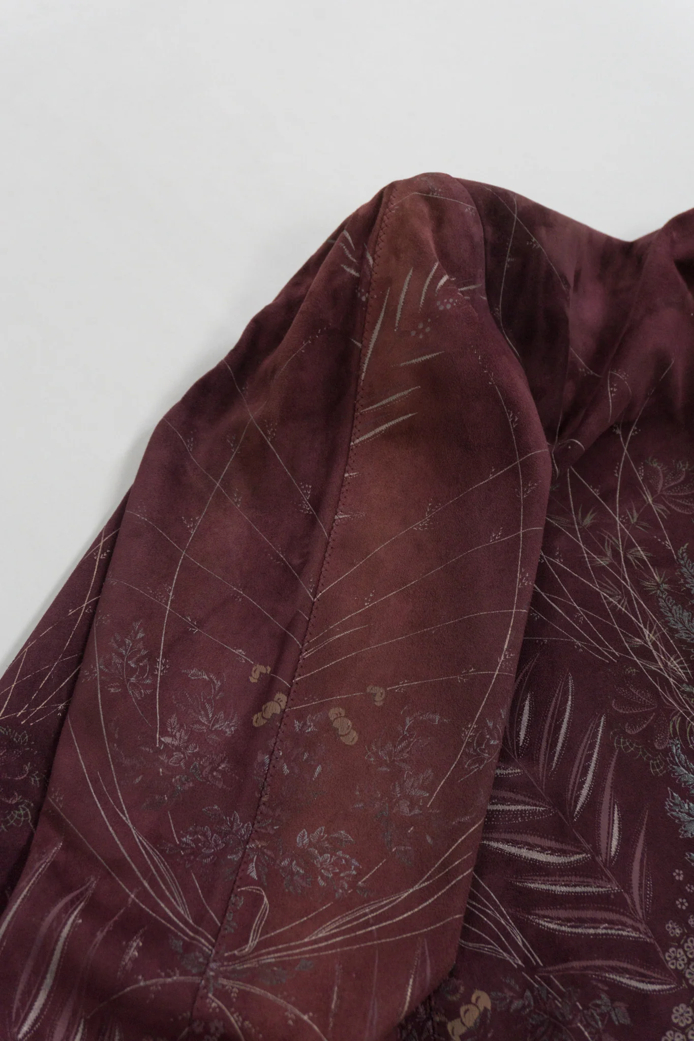 Flora Stamped Suede Boyfriend Jacket - Image 14